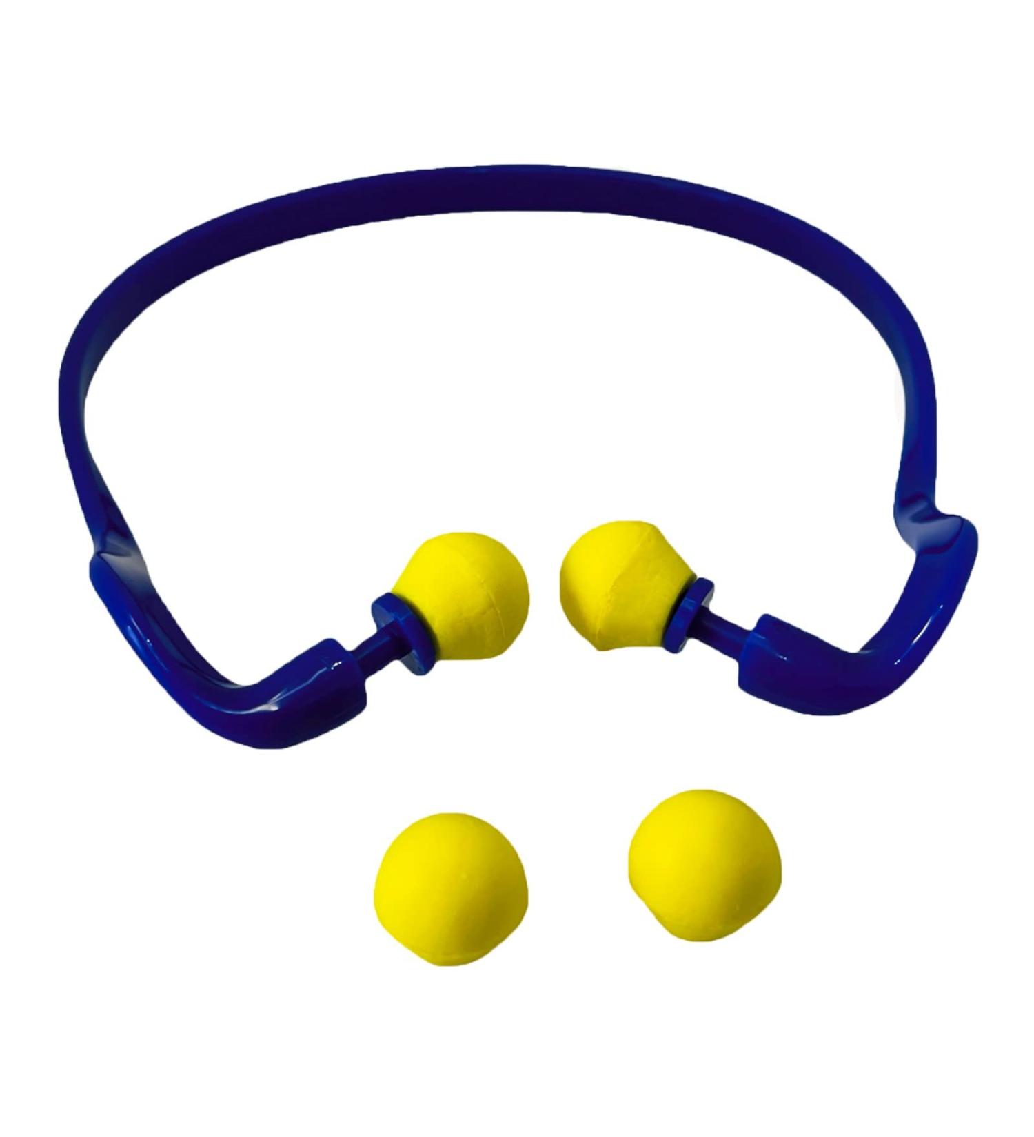 Hearing Protection Headband & Earplugs - 25dB Noise Reduction for Work | Worldwide Shipping - Buy Online on GoSupps.com