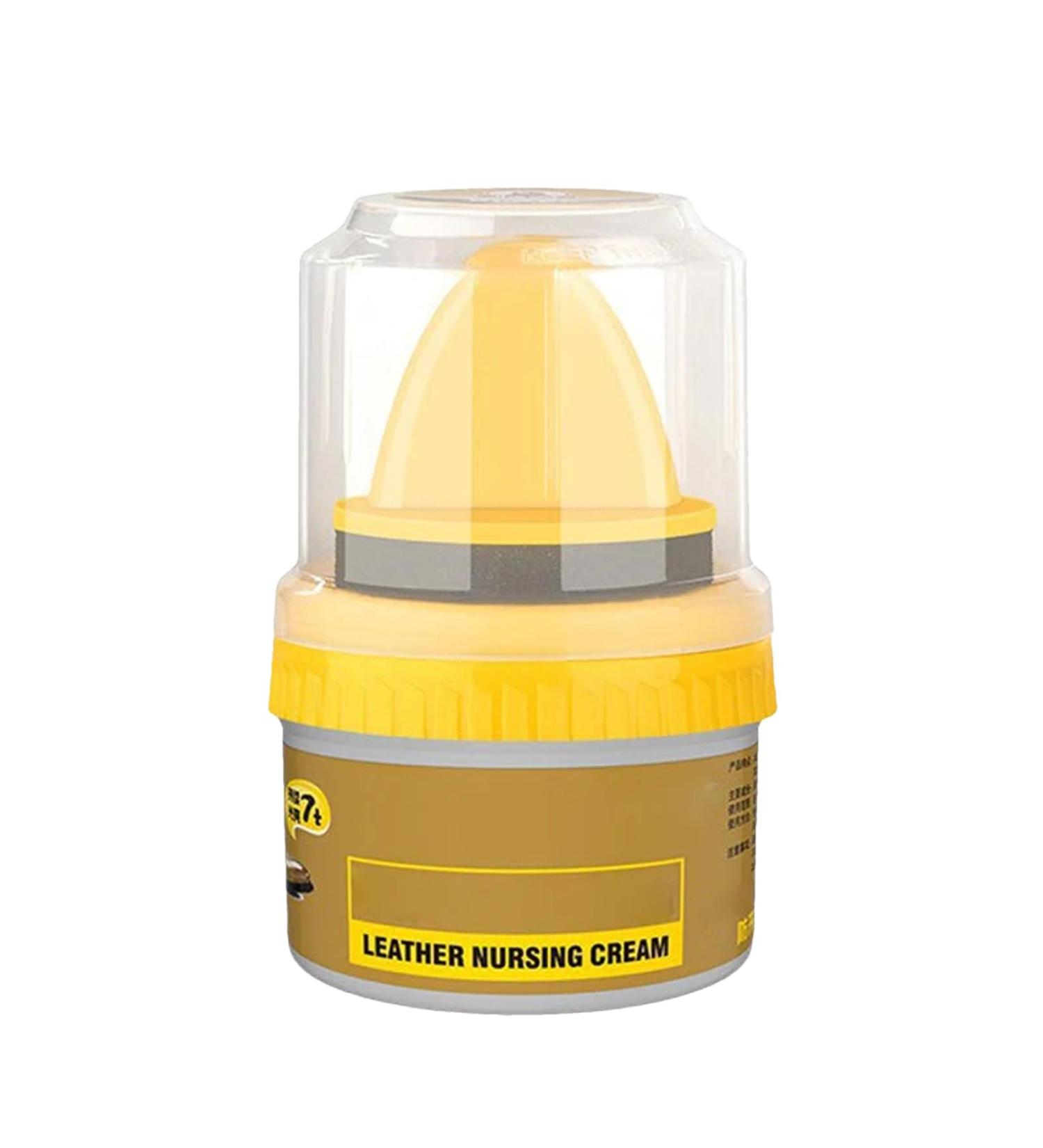 50ml Shoe Care Cream Shoe Cream with Sponge Applicator Shoe Polish Cream Intensive Leather Care and Nourishing Fade-Resistant Leather Repair Shoe Polish Cream to Restore Color natural color - Buy Online on GoSupps.com