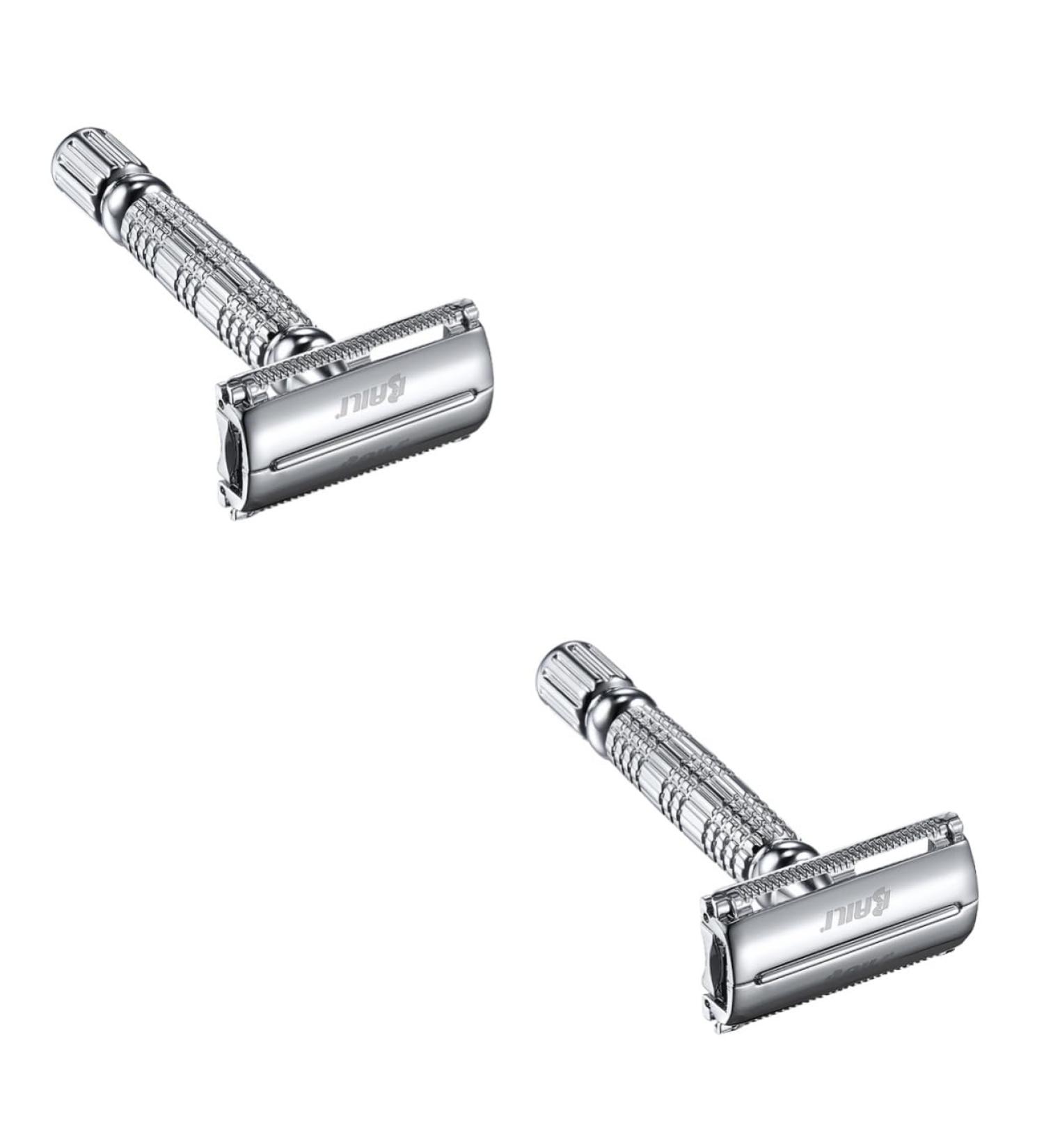 Angoily 2-St Manual Razor Twilter | Dual-Sided Beard & Facial Razor for Men | Premium Quality Handheld Shaving Tool - Buy Online on GoSupps.com