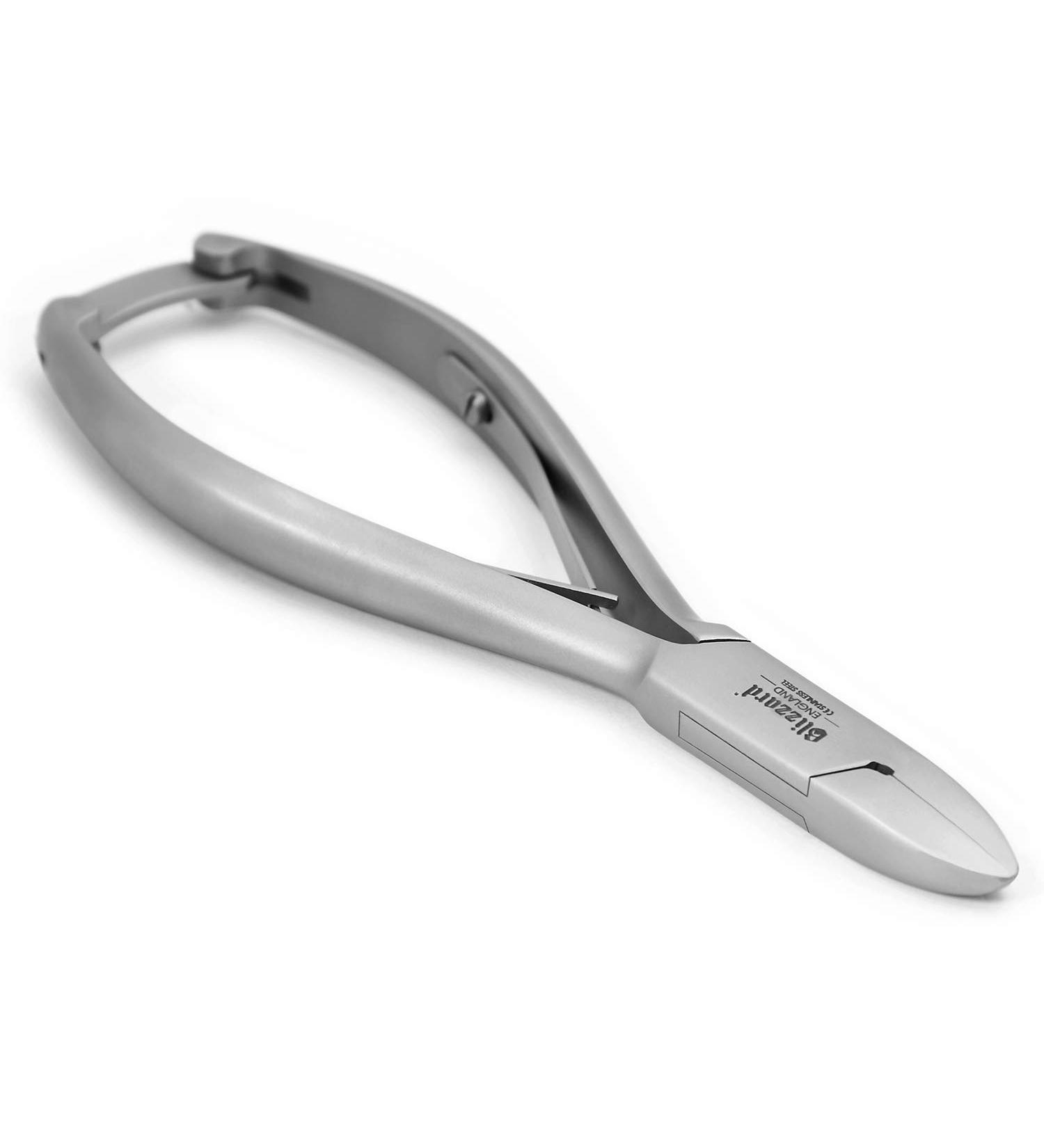Premium Nail Tongs for Diabetic Foot | Stainless Steel Nail Cutter & Free Nail File - Blizzard 14.5 cm - Buy Online on GoSupps.com