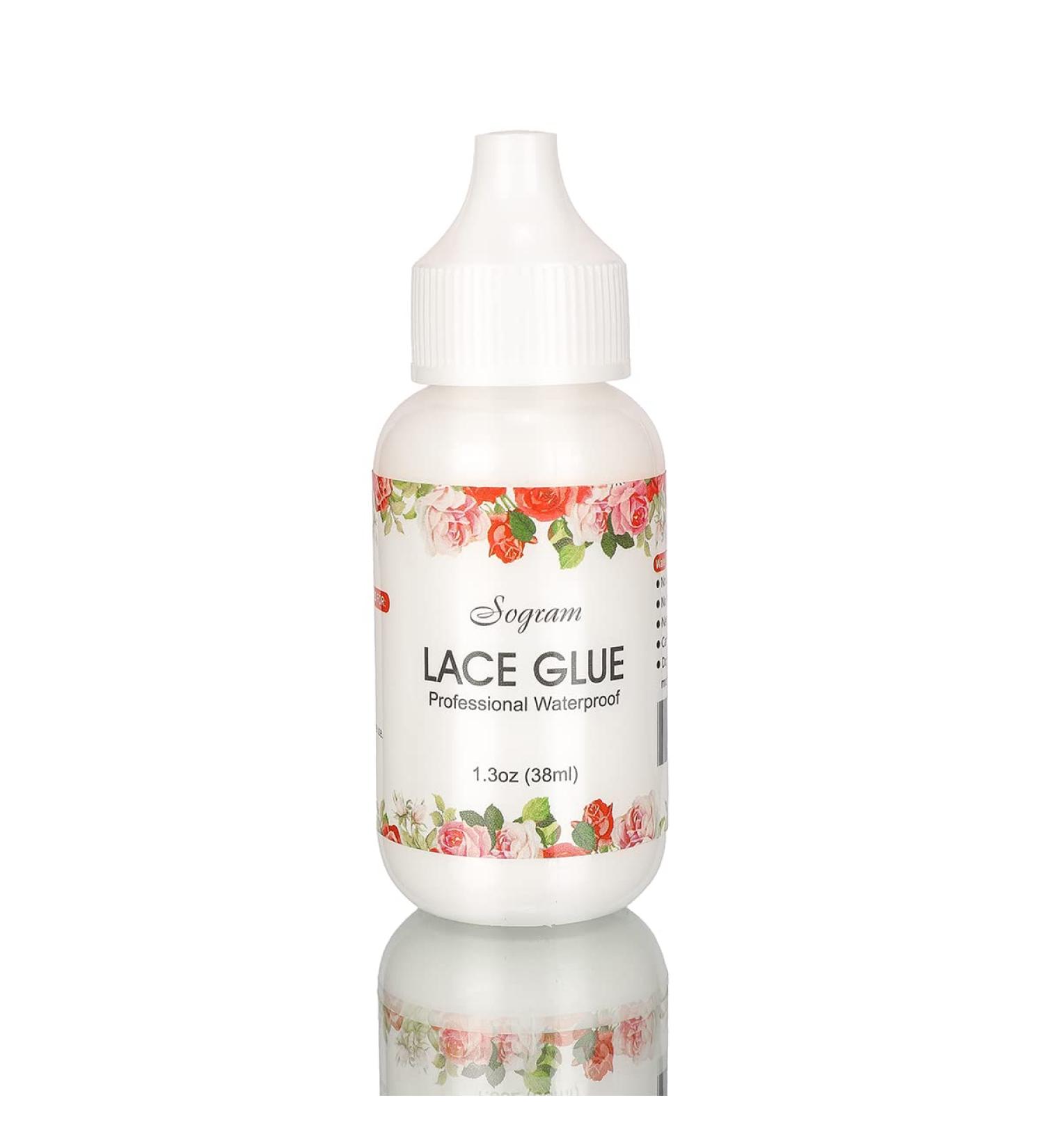 Sogram Hair Adhesive Glue for Front Lace Wigs - Strong Hold, Waterproof, Oil-Resistant - Latex-Free, Non-Toxic - 1.3oz - Buy Online on GoSupps.com
