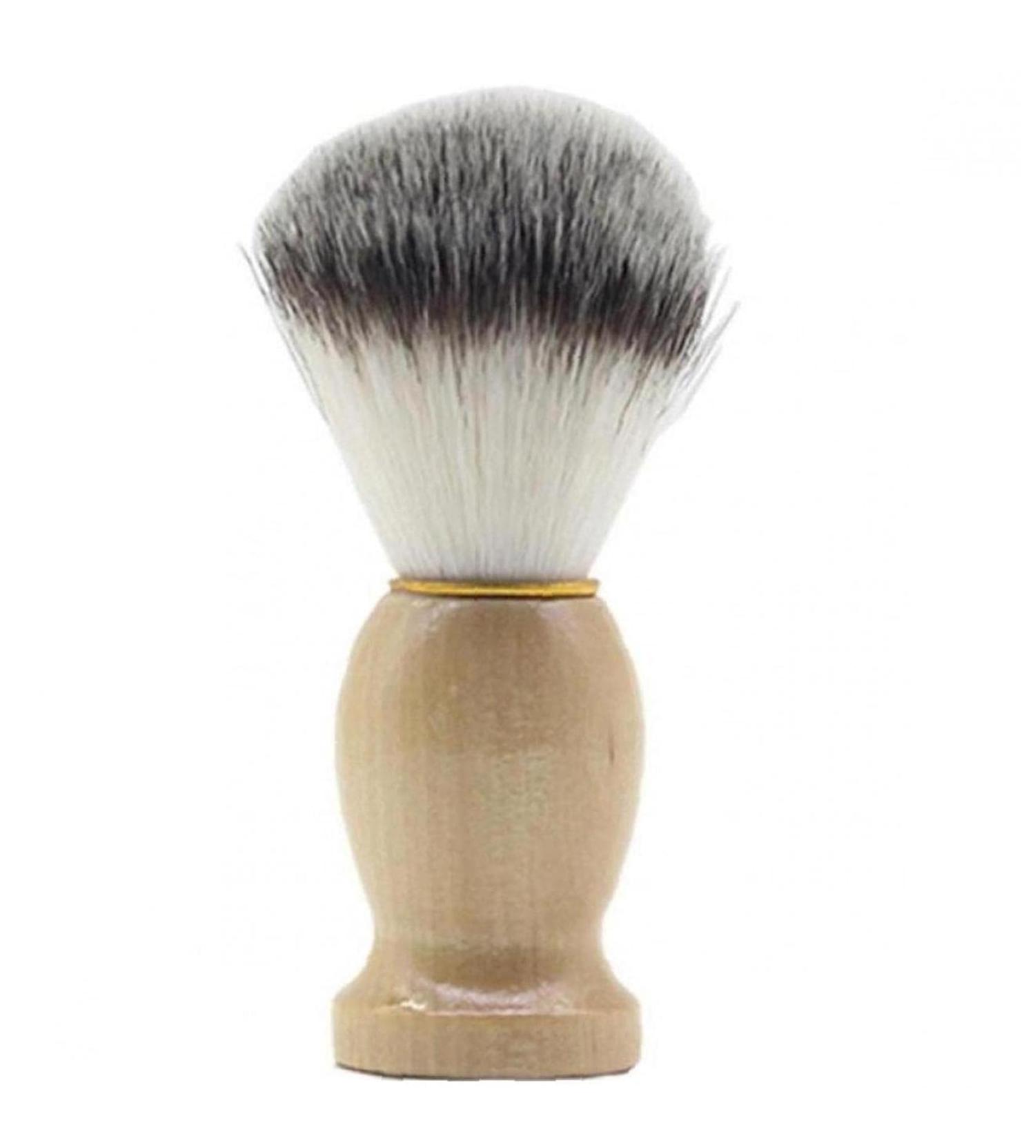 Onsinic Hand Crafted Pure Dachshaar Shaving Brush - Luxury Hardwood Handle for Men | Perfect Gift for Professional Hair Salon Use - 11x3.5cm - Buy Online on GoSupps.com