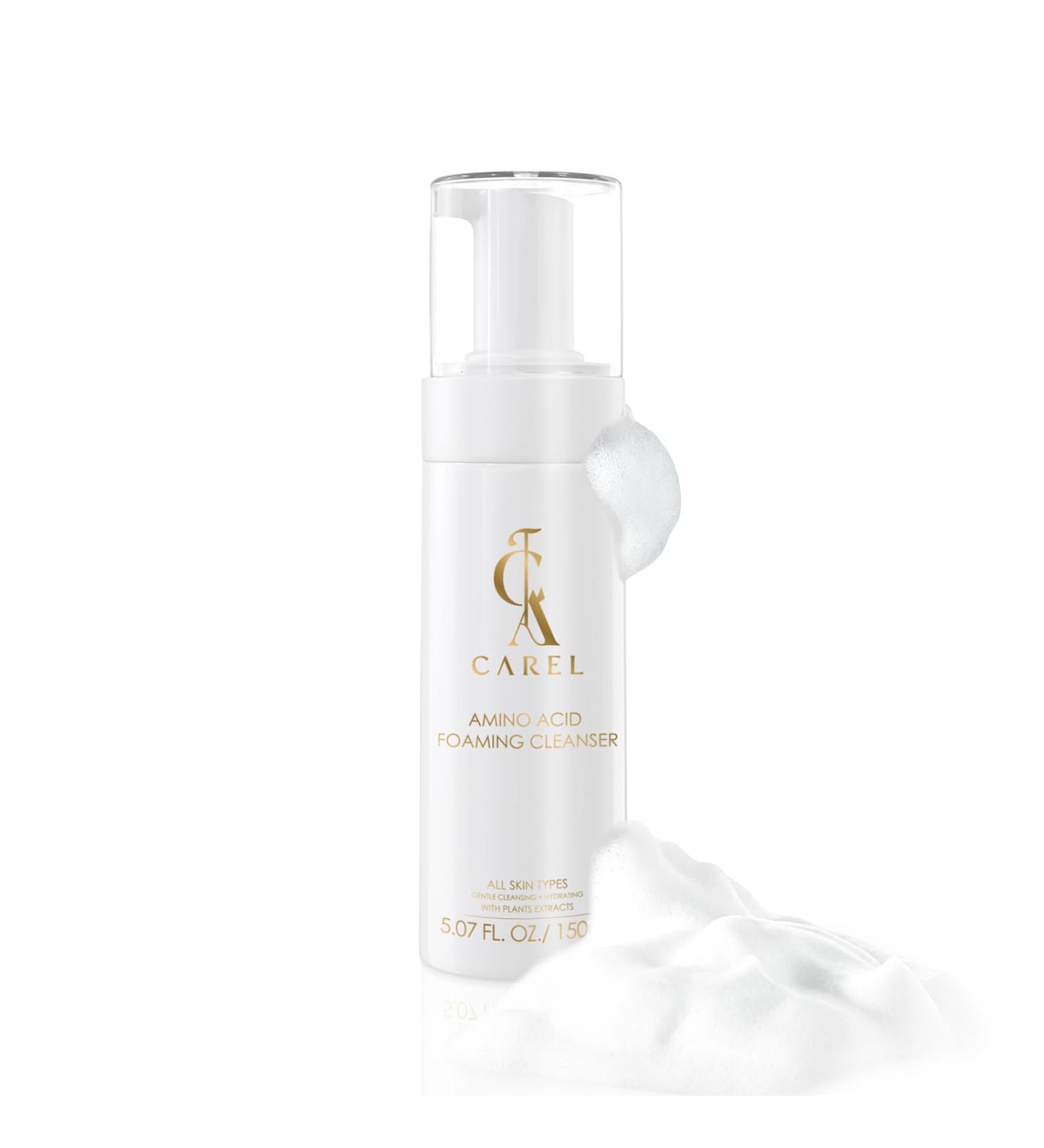 CA CAREL Amino Acid Foaming Cleanser - Gentle Facial Cleansing Foam for All Skin Types - Buy Online on GoSupps.com