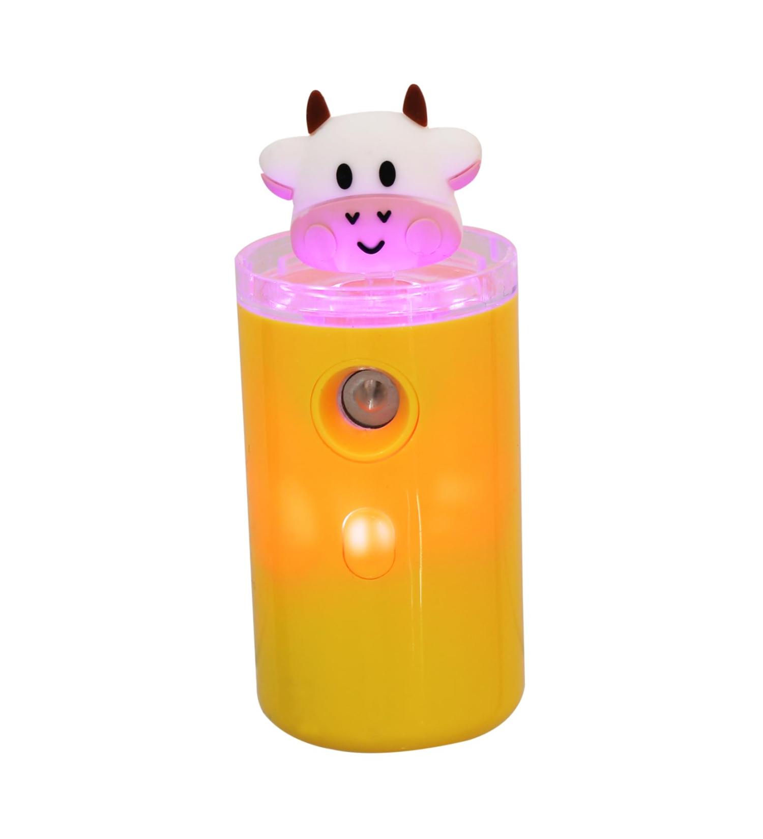 FOMIYES Moisturizer Mini Humidifier Mist Facial Steamer Pocket Size Humidifier Travel Sprayer Carry 3.8x3.8x10.8cm Yellow - Buy Online on GoSupps.com