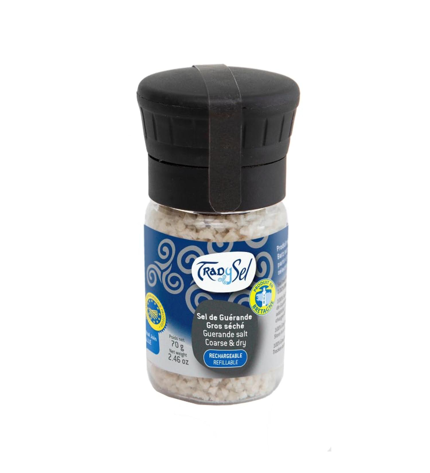 Guerande Dried Grey Salt 70g Grinder - Buy Online on GoSupps.com