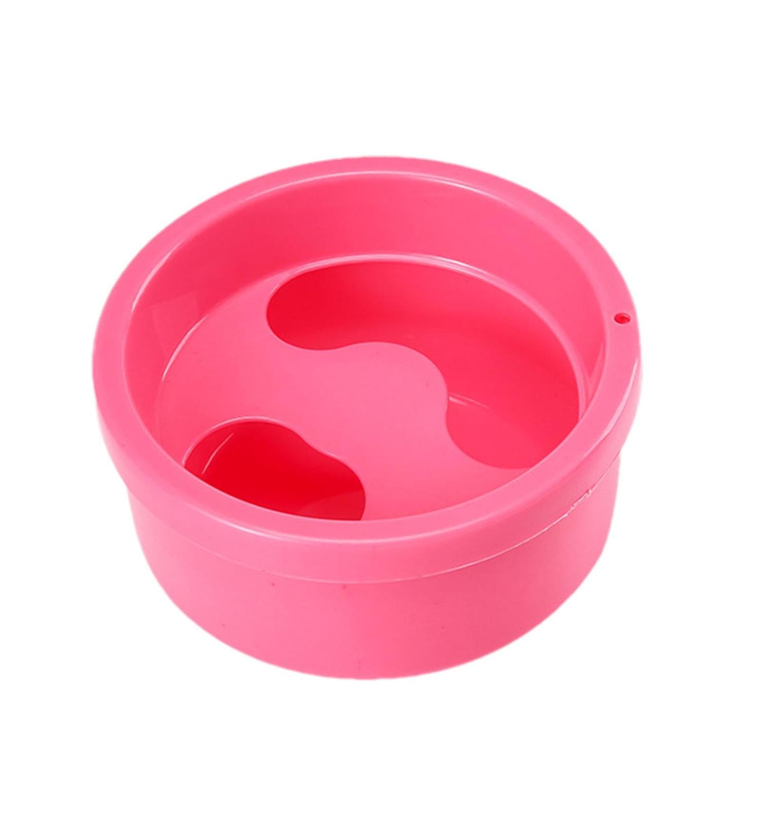 Bowl - Finger Soaking Bowl | Nail Soaking Container Manicure Tool Manicure Hand Bowl Art Hand Wash Spa Tool for Women and Girls Pink - Buy Online on GoSupps.com