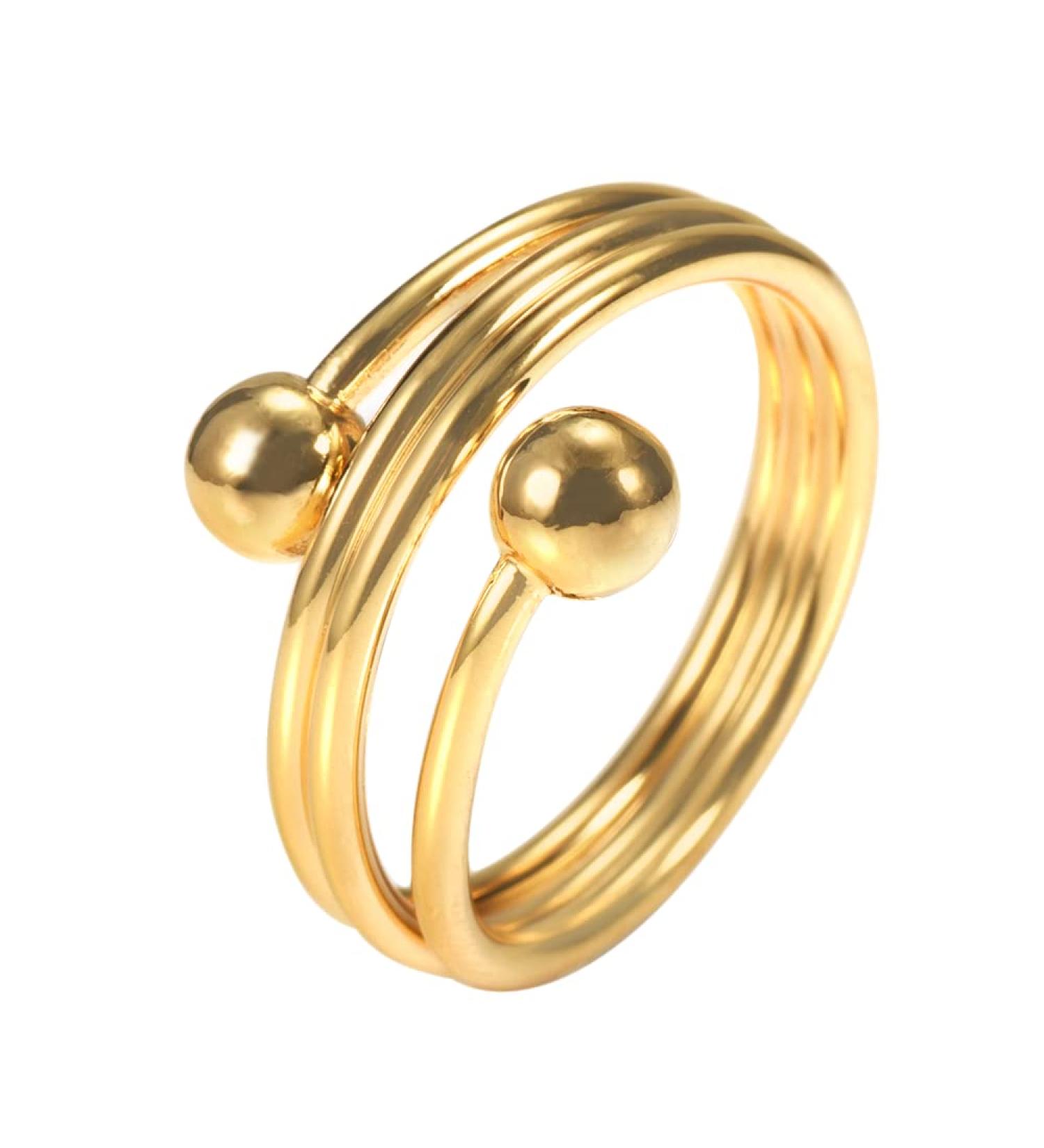 EnerMagiX Pure Copper Magnetic Ring for Women - Perfect Birthday Gift for Mom, Wife, Daughter - Women's Day Special (CPR-0129G) - Buy Online on GoSupps.com