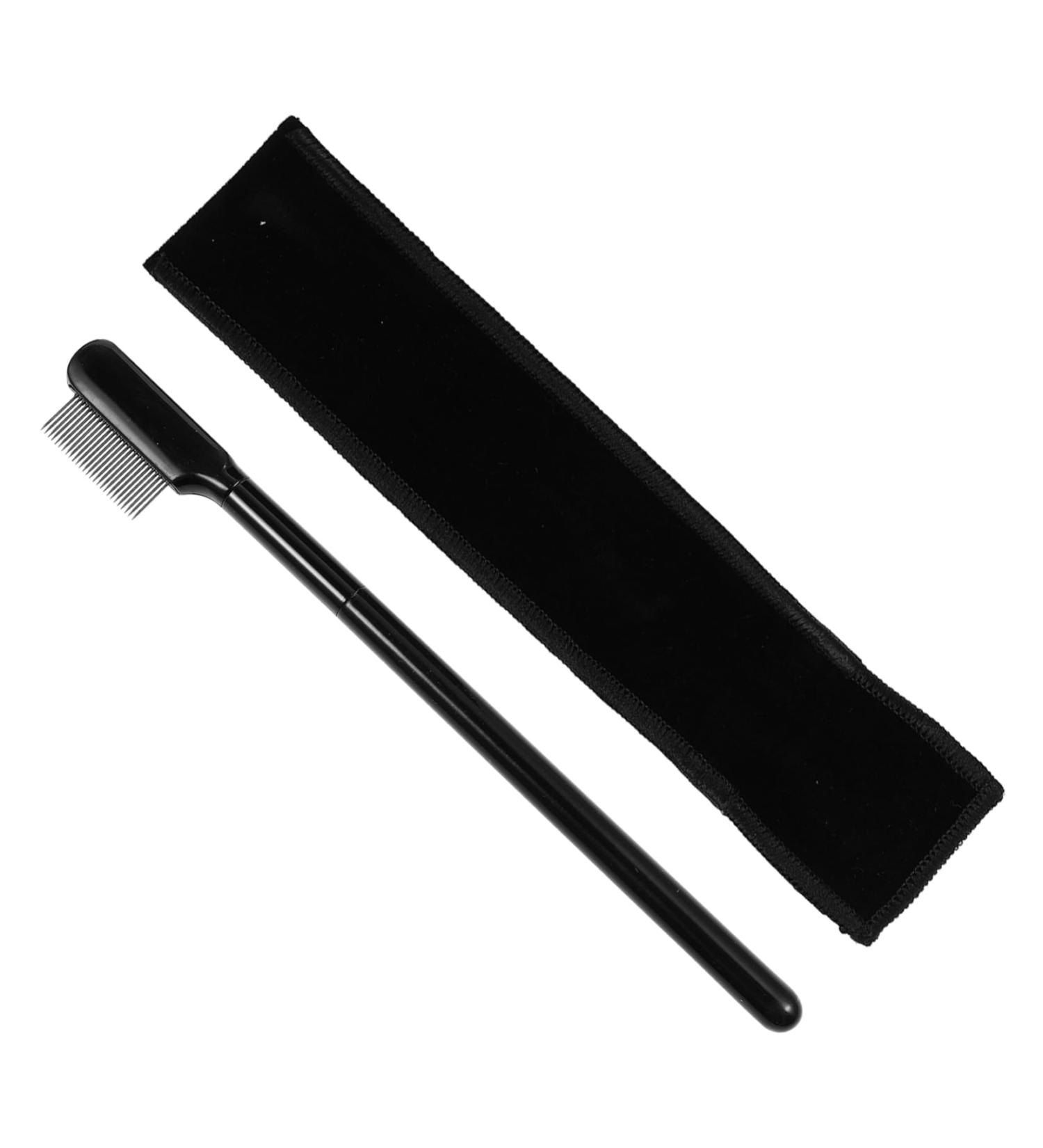 NUSITOU 1 Set Eyelash Comb Eyebrow Trimming Comb Makeup Gadgets Lash Applicator Metal Brow Separator Black Makeup Tool Eyelash Brush Eyebrow Comb Woman Steel Needle Eyebrow Brush Cosmetic - Buy Online on GoSupps.com