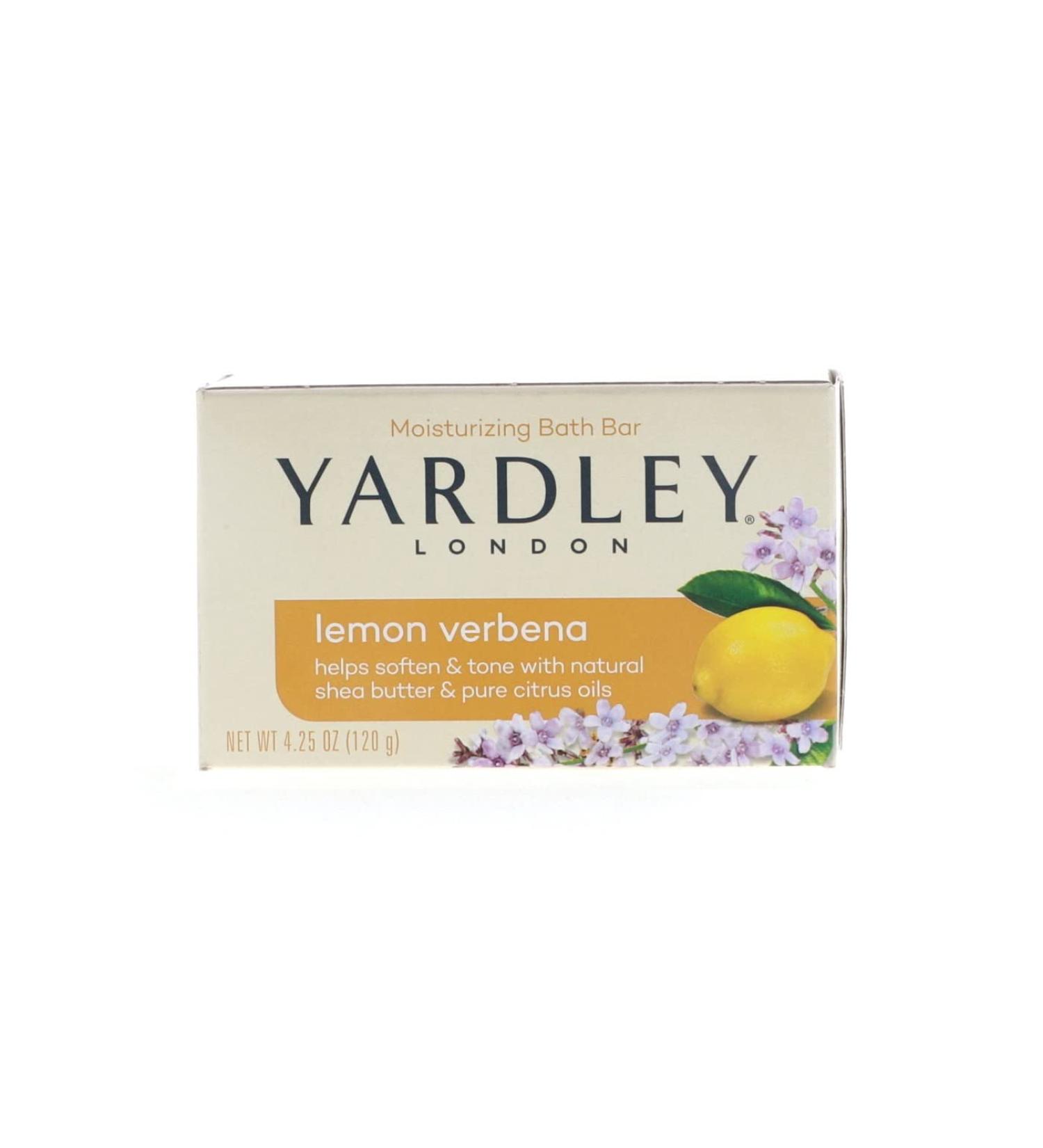 YARDLEY by Yardley LEMON VERBENA BAR SOAP 4.25 OZ