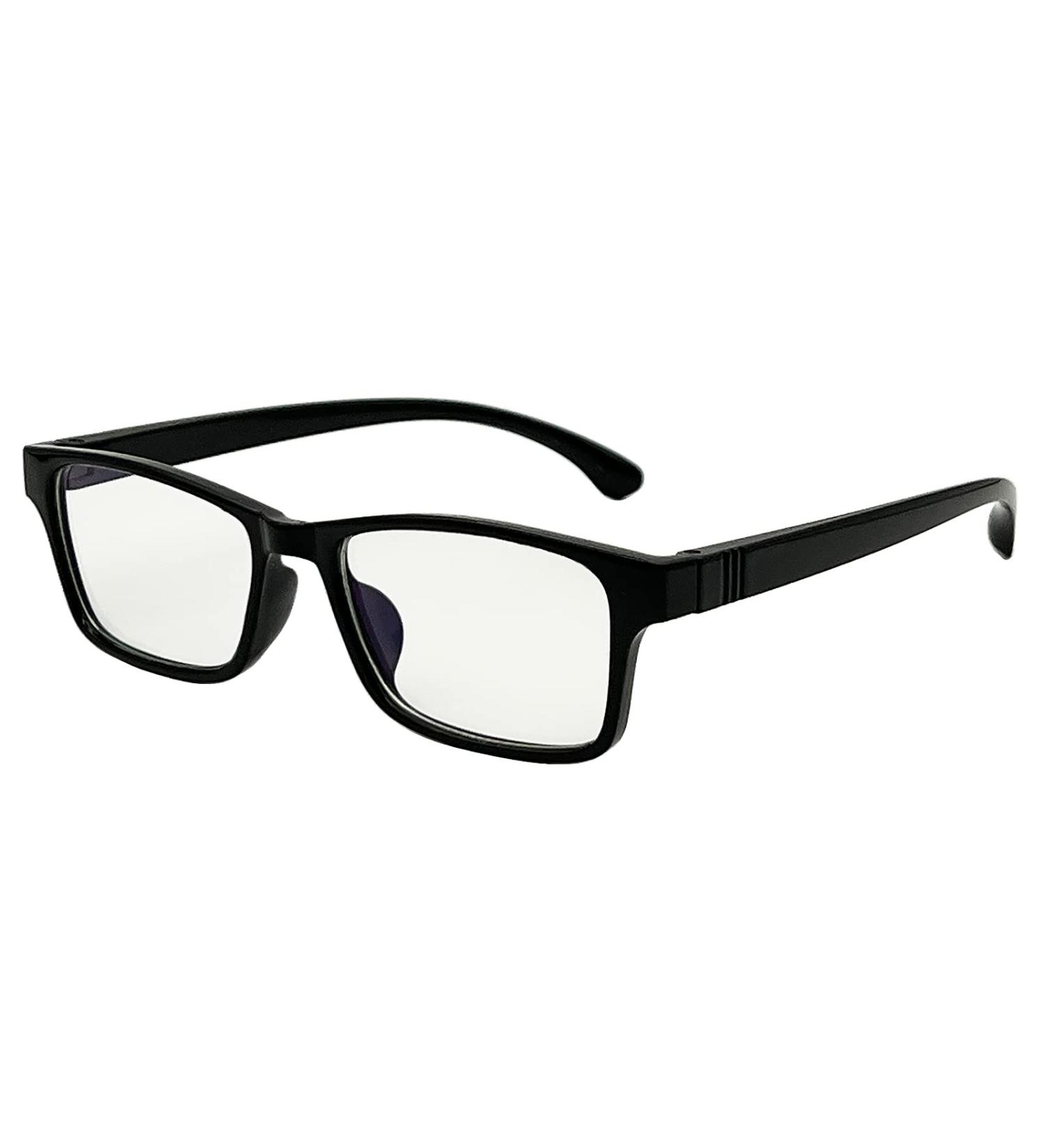Buy LHSDMOAT Children's Blue Light Filter Glasses Rectangular Frame for Gaming & Screen Use Blocks Blue Light in Black - Buy Online on GoSupps.com