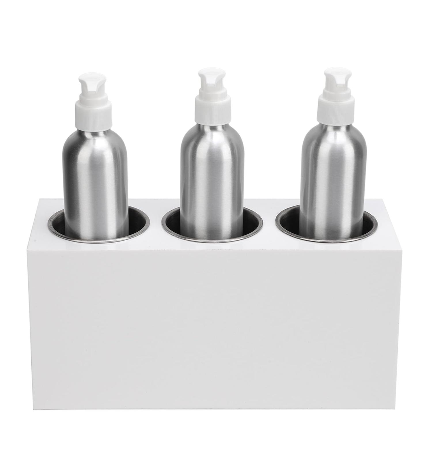 HURRISE Oil Heater Dispenser Massage Oil Heater with Three Oil Bottle Dispenser 3 Bottles Massage Oil Heater Oil Heater with Constant Temperature Control White EU Plug - Buy Online on GoSupps.com