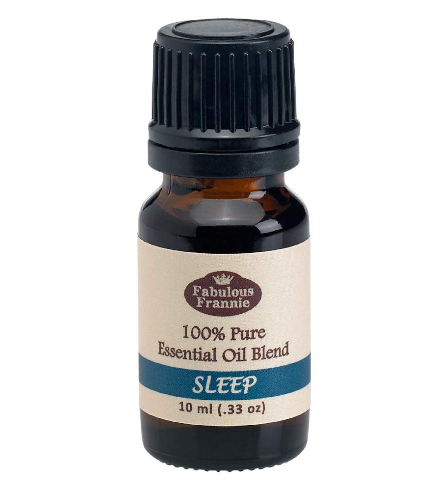 Fabulous Frannie Sleep Essential Oil Blend 100% Pure Undiluted Essential Oil Blend Therapeutic Grade - 10 ml A Perfect Blend of Chamomile Marjoram Bulgarian Lavender and Vetiver Essential Oils.