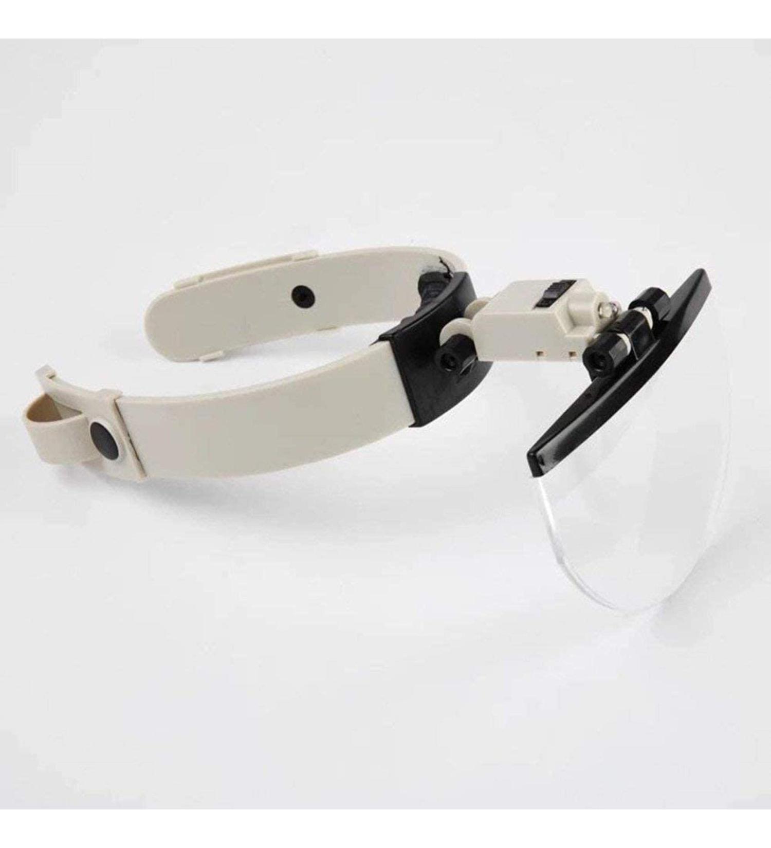Magnifying Head Magnifying Glass with Led Light Old Man Headband Reading Repair Engraving Identification Tool Hands Free Magnifier with 1.5X 2X 2.5X 3.5X Hd Lenses Chaser of Light - Buy Online on GoSupps.com