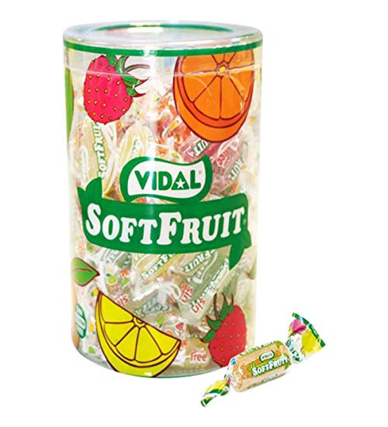 Vidal VIDAL SoftFruit fruit-flavored jelly candies individually wrapped gluten-free 1.7 kg