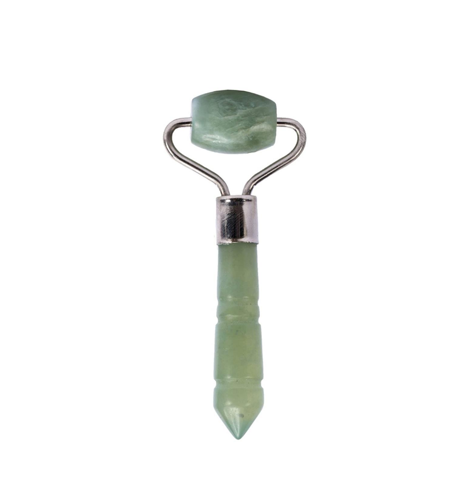 Skin Gym Mini Roller Jade Facial Massager for Wrinkles and Fine Lines Anti-Aging Face Lift Skin Care Beauty Tool