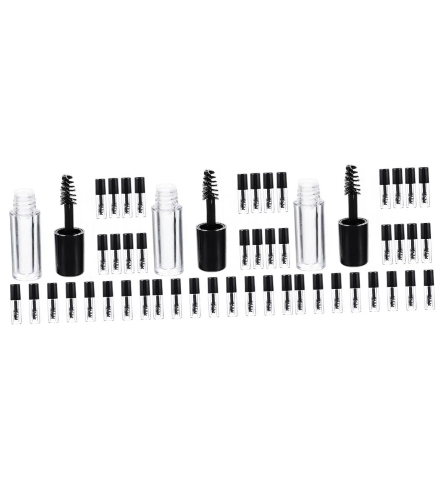 IMIKEYA 60 Pcs Empty Eyelashes Mascara Empty Eyelash Bottle Eyelash Brush Tube Manual Miss Oil Blackx3pcs 5x1.1cmx3pcs - Buy Online on GoSupps.com