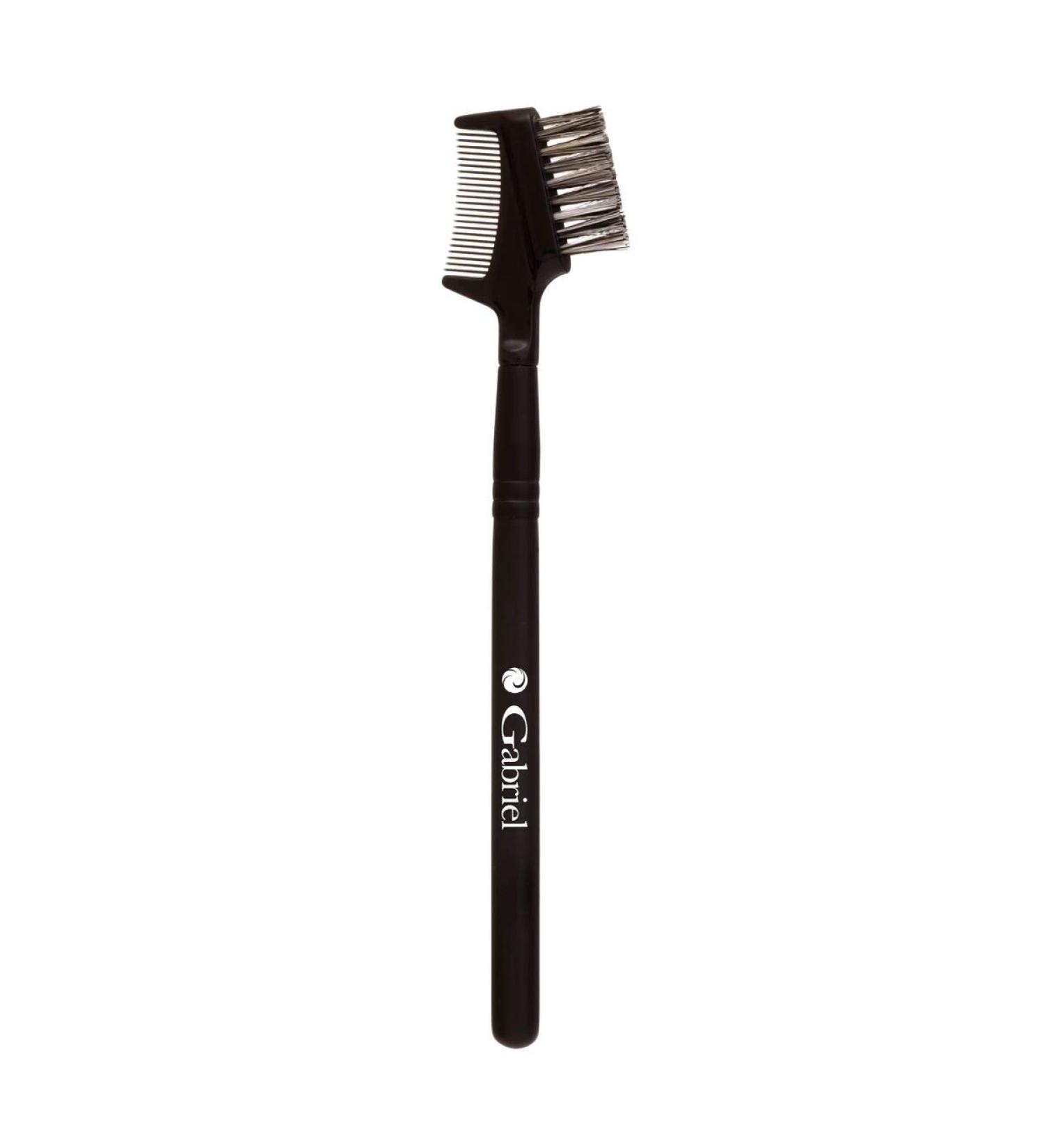 Gabriel Cosmetics Professional Make-up Brushes | Natural Paraben Free Vegan Gluten free Cruelty free. (Eyebrow & Lash Brush)