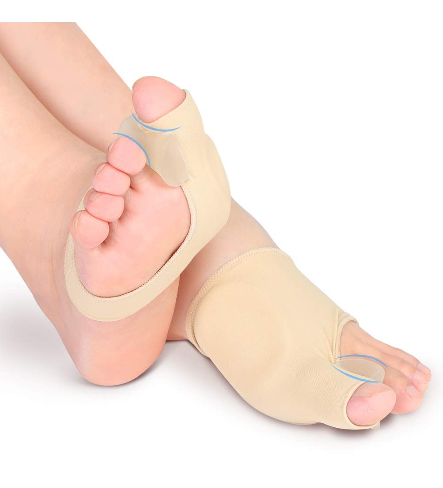 Bunion Corrector & Relief Sleeve - Hallux Valgus Guard for Women, Men - Toe Separator Spacers - Buy Online on GoSupps.com