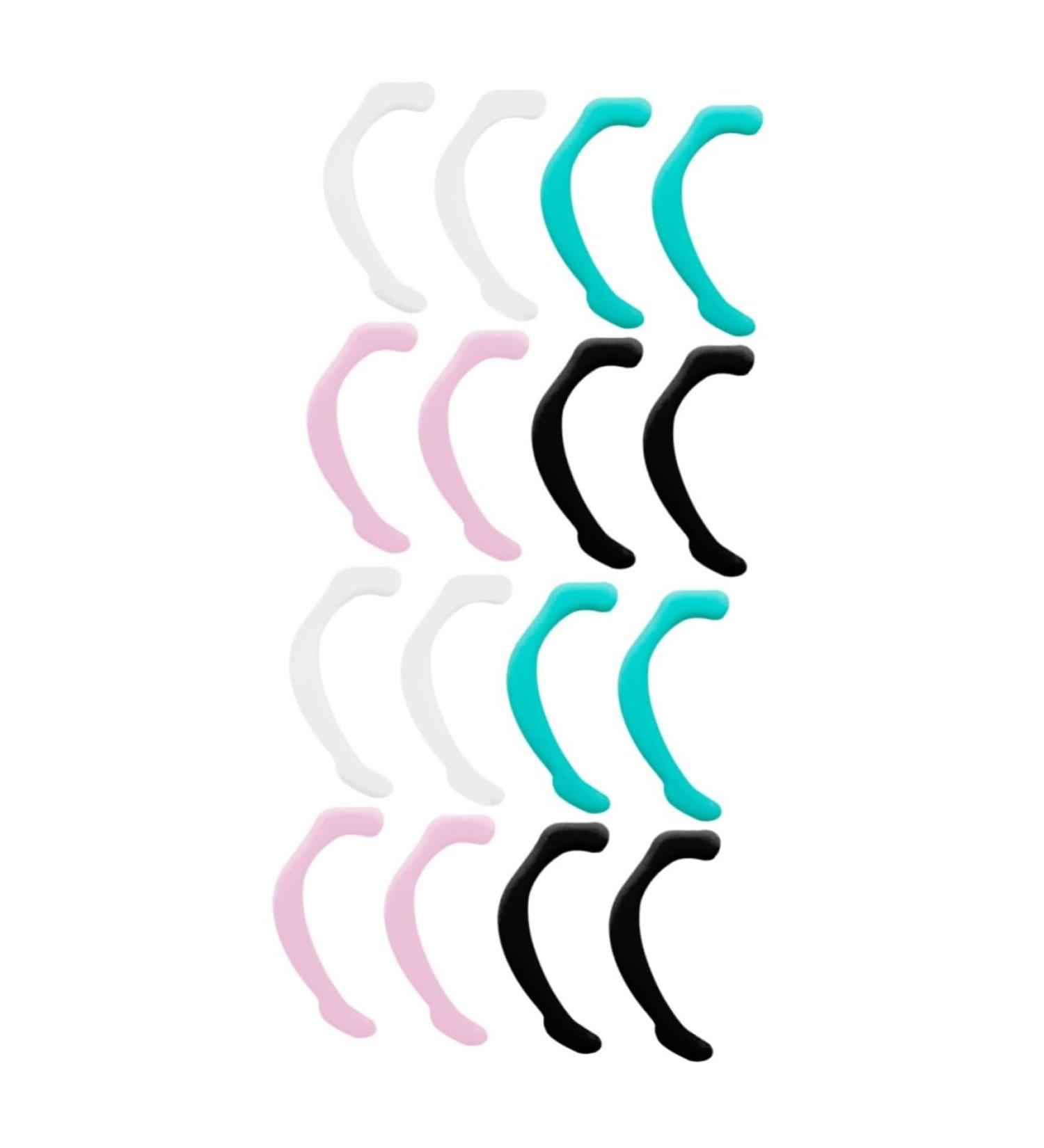 JECOMPRIS Silicone Ear Hooks for Glasses & Masks - 8 Pairs Ear Accessories for Comfortable Wear - Buy Online on GoSupps.com