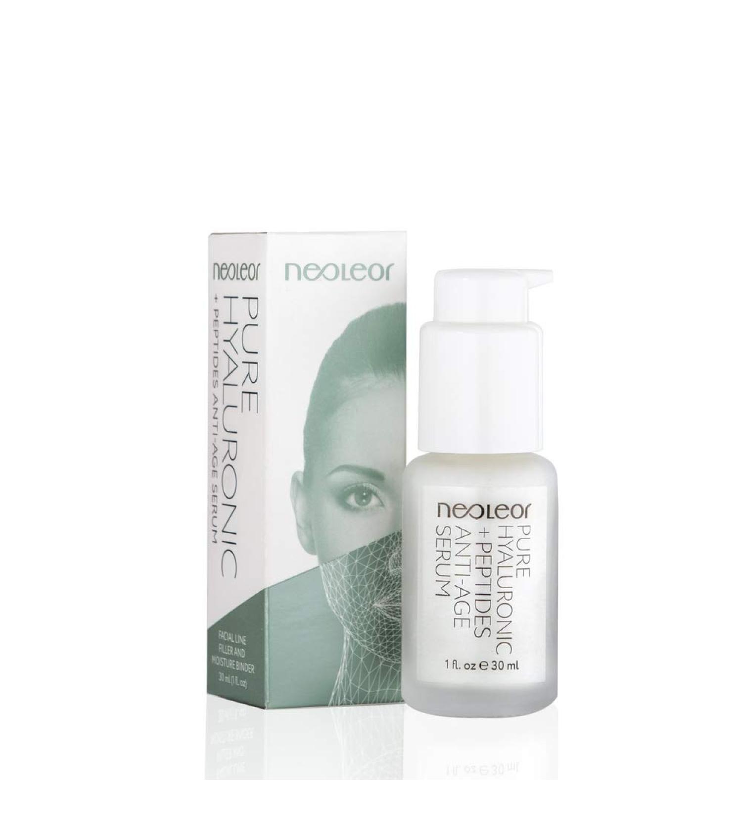 Buy Anti-Age Hyaluronic Serum with Peptides - Wrinkle Filler 30ml | Shop Internationally - Buy Online on GoSupps.com