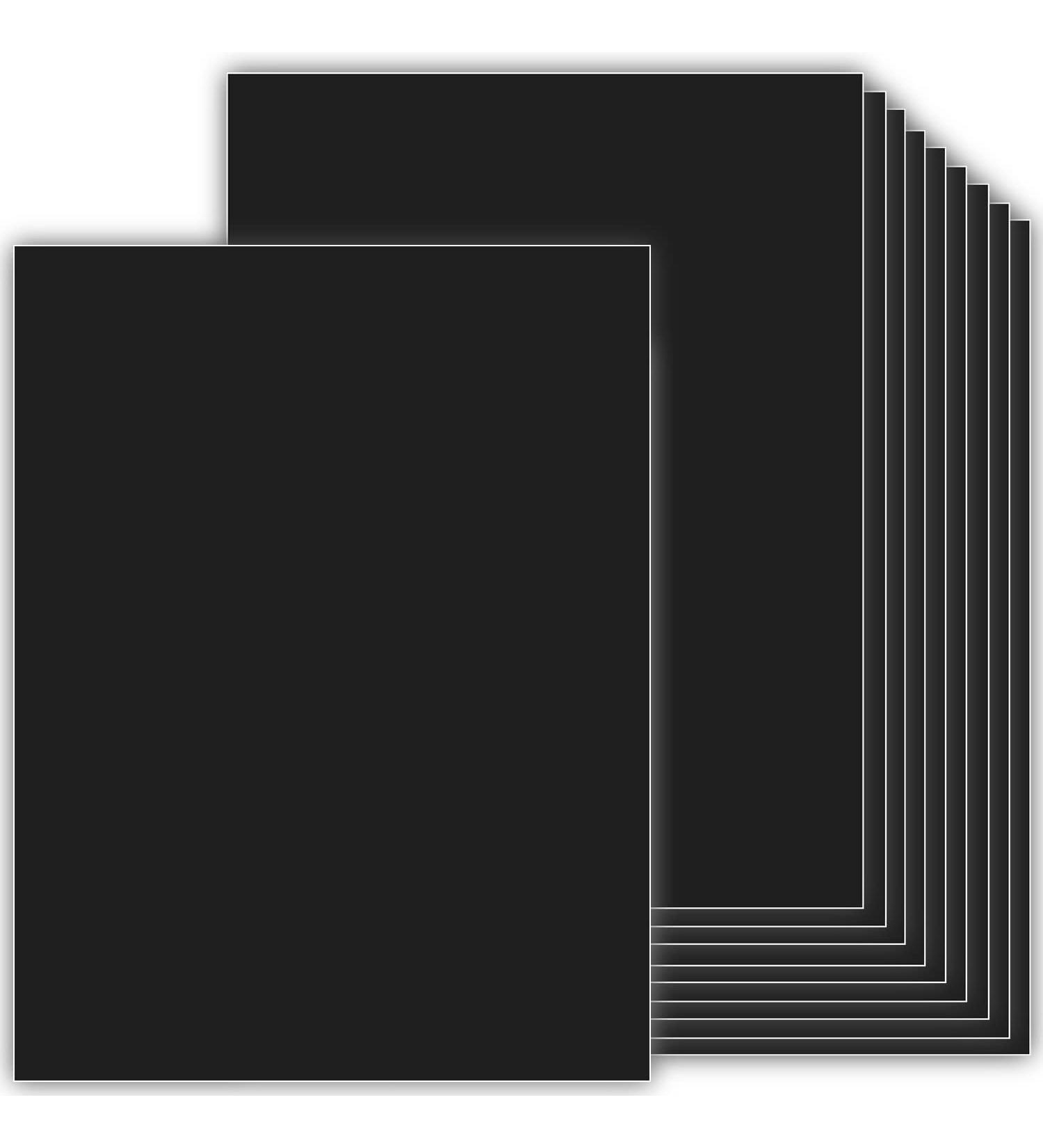 110lb Black Cardstock Paper: 100 Sheets, 8.5x11 - Ideal for Art, Crafts & DIY Projects - Buy Online on GoSupps.com