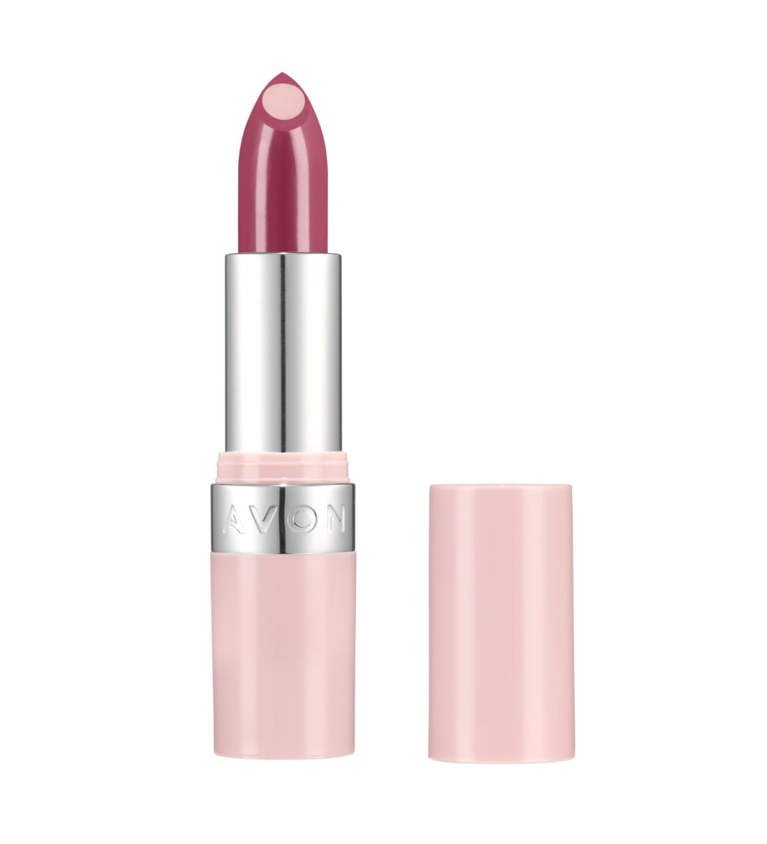 Avon Hydramatic Shine Lipstick 3.6g | Intense Moisturizing Color | SPF 20 | Fuller Smoother Lips | Cruelty-Free | Roseberry Hydra Shine - Buy Online on GoSupps.com