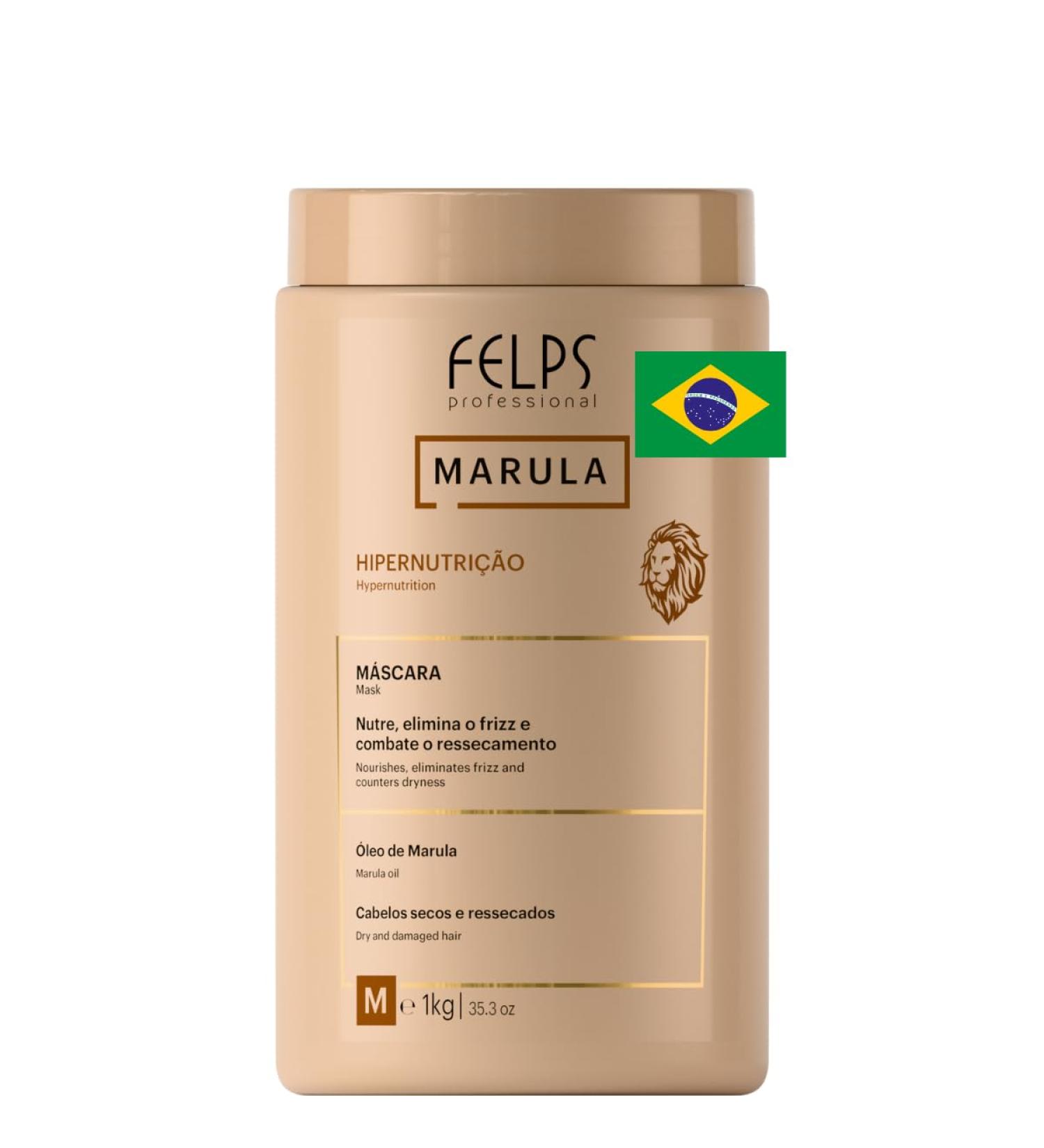 Felps Professional | Masque capillaire Marula | Cheveux secs et damag s | 1000 gr - Buy Online on GoSupps.com