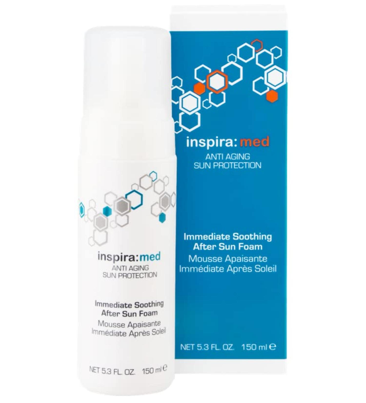 inspira:cosmetics Med Sofort Soothing after-sun mousse for sun-damaged skin 150 ml - Buy Online on GoSupps.com