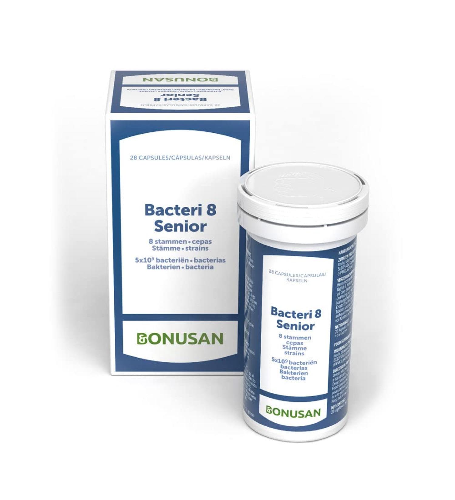 Bacteri 8 Senior BONUSAN Gastro-resistant Capsules - 28 Capsules