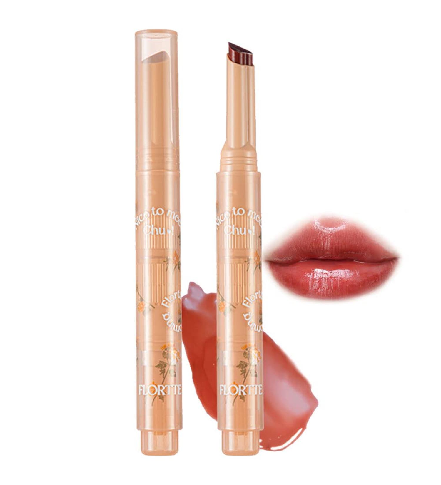 Flortte Nice To Meet Chu Jelly Lipstick - Heart Shape Plumping Lip Gloss (#12) - Buy Online on GoSupps.com