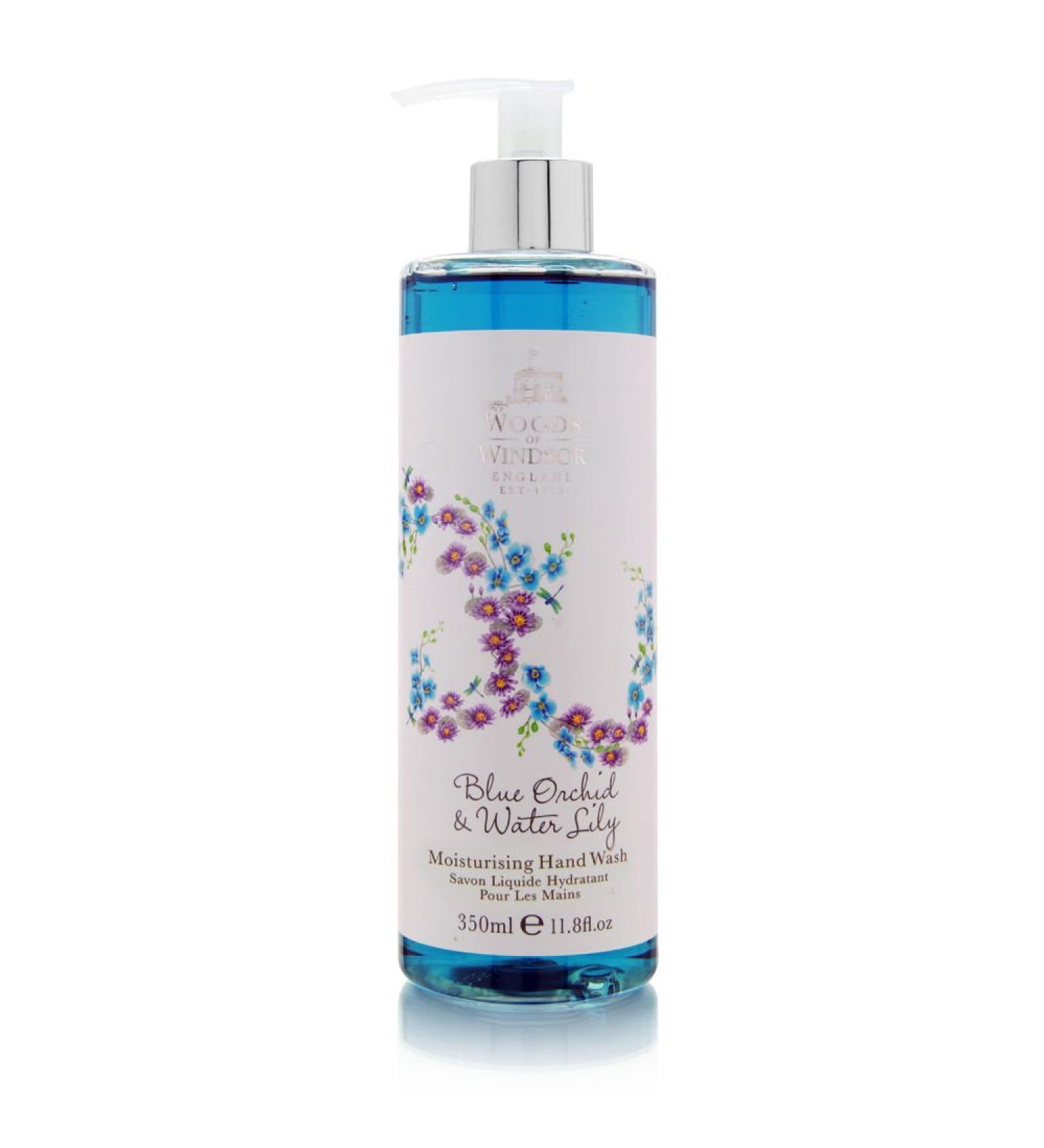 Blue Orchid & Waterlily Moisturising Hand Wash for her 350ml Blue Orchid & Water Lily