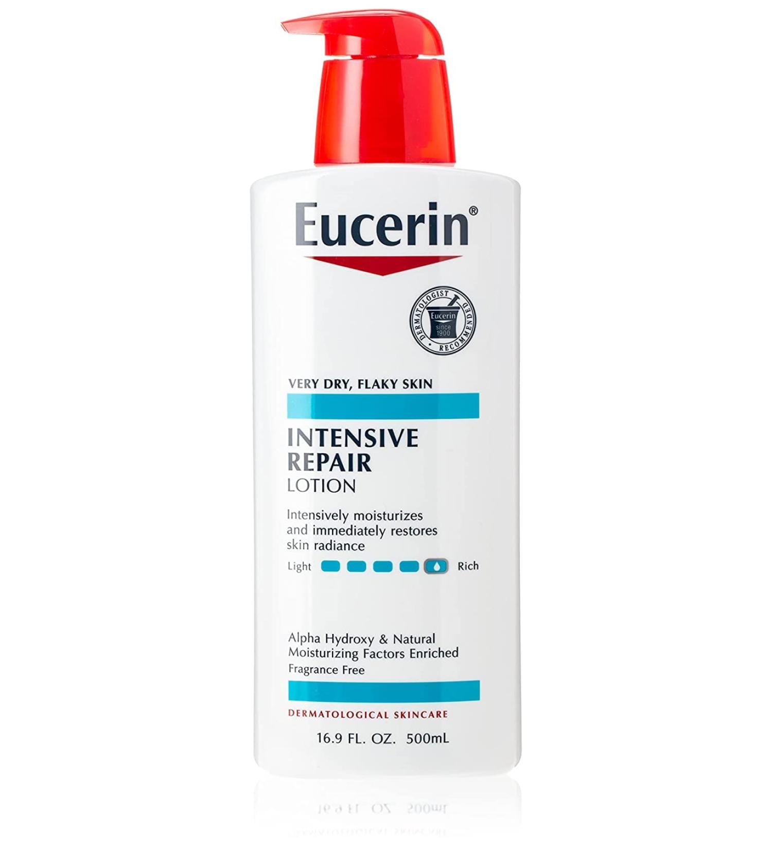 Eucerin Plus Dry Skin Therapy Intensive Repair Lotion 16.90 oz | Best Lotion for Dry Skin | Buy Eucerin Online - Buy Online on GoSupps.com