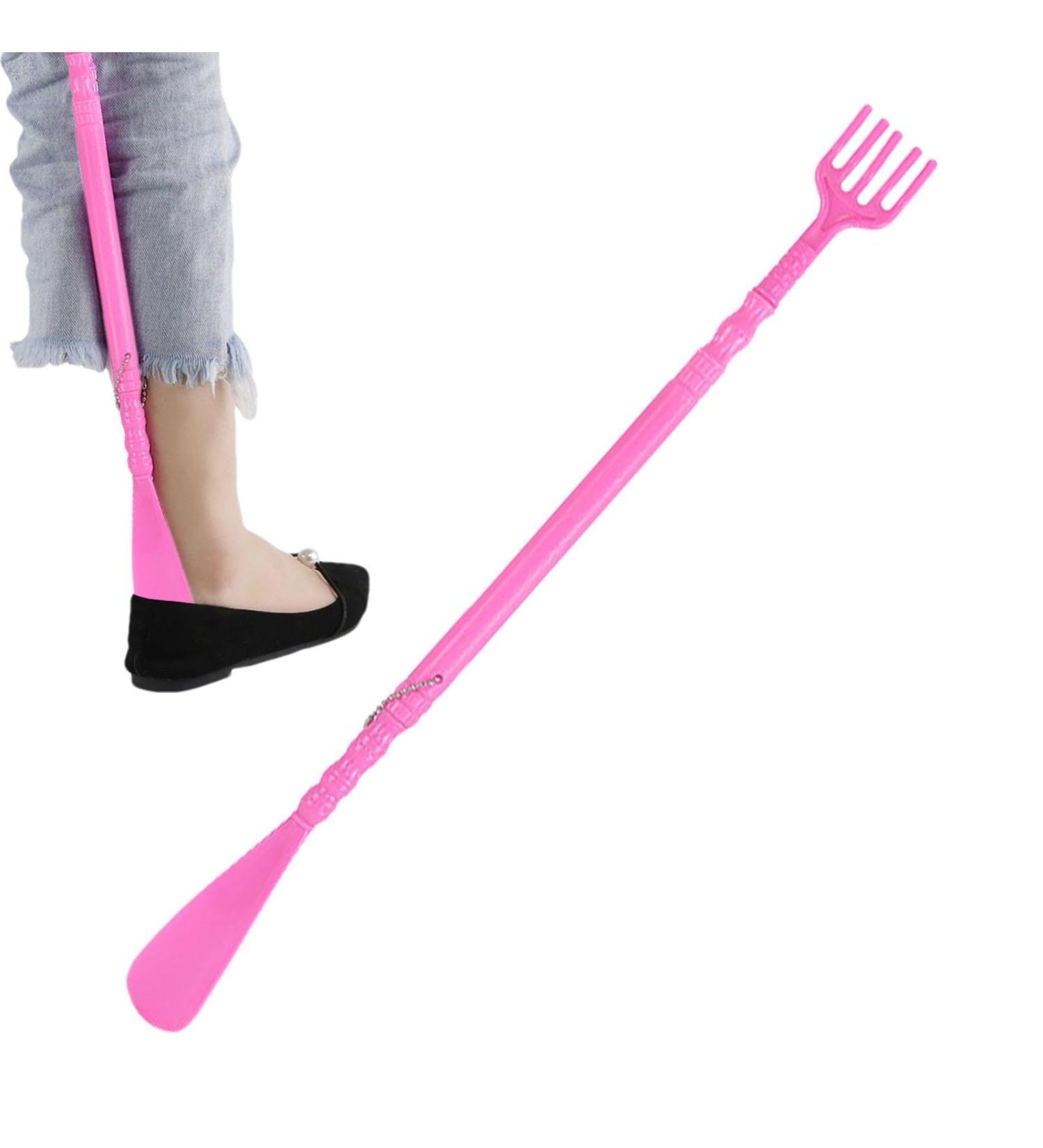 Ergonomic Back Scratch Shoe Opener - Portable Long Handle Itching Relief Claw for Men & Women - Back Scratcher Tool - Buy Online on GoSupps.com