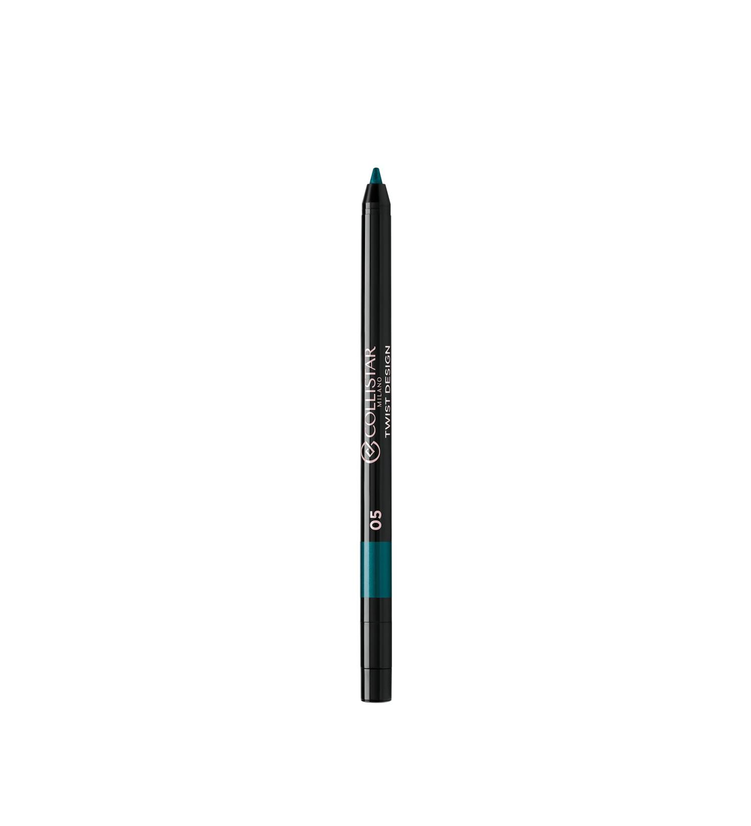 Collistar Twist Design Automatic Eye Pencil Extra Precision and 24H Wear Waterproof Transfer-Proof Built-in Sharpener Precise Line Metallic Green Shade 0.5g - Buy Online on GoSupps.com