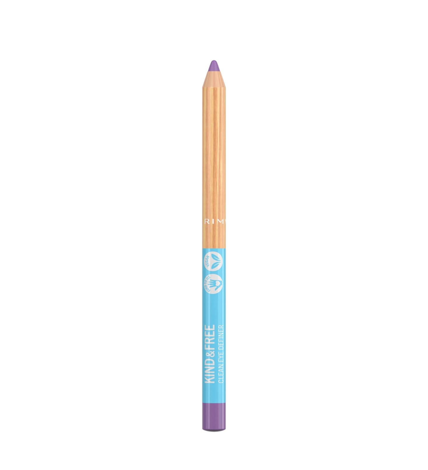 Rimmel London - Kind & Free Eye Definer 100% Vegan Ultra-Creamy Buttery Texture Intense Pigmentation Lasts Up to 12 hours Grape - 003 - Buy Online on GoSupps.com