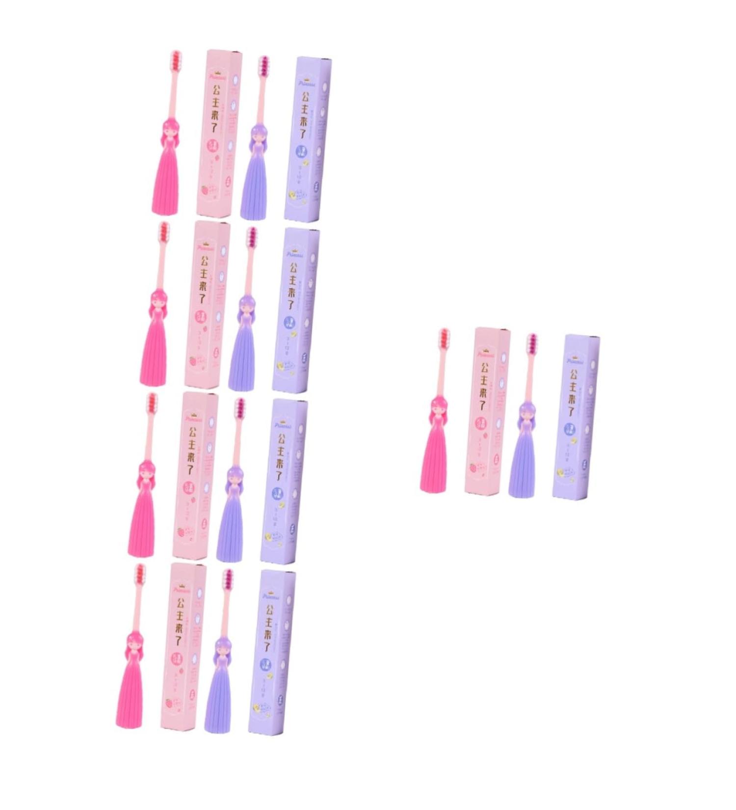 20 STK Cartoon Children's Toothbrushes - Ergonomic Travel Toothbrushes in 5 Colors | Daily Use Nylon Accessories - Buy Online on GoSupps.com