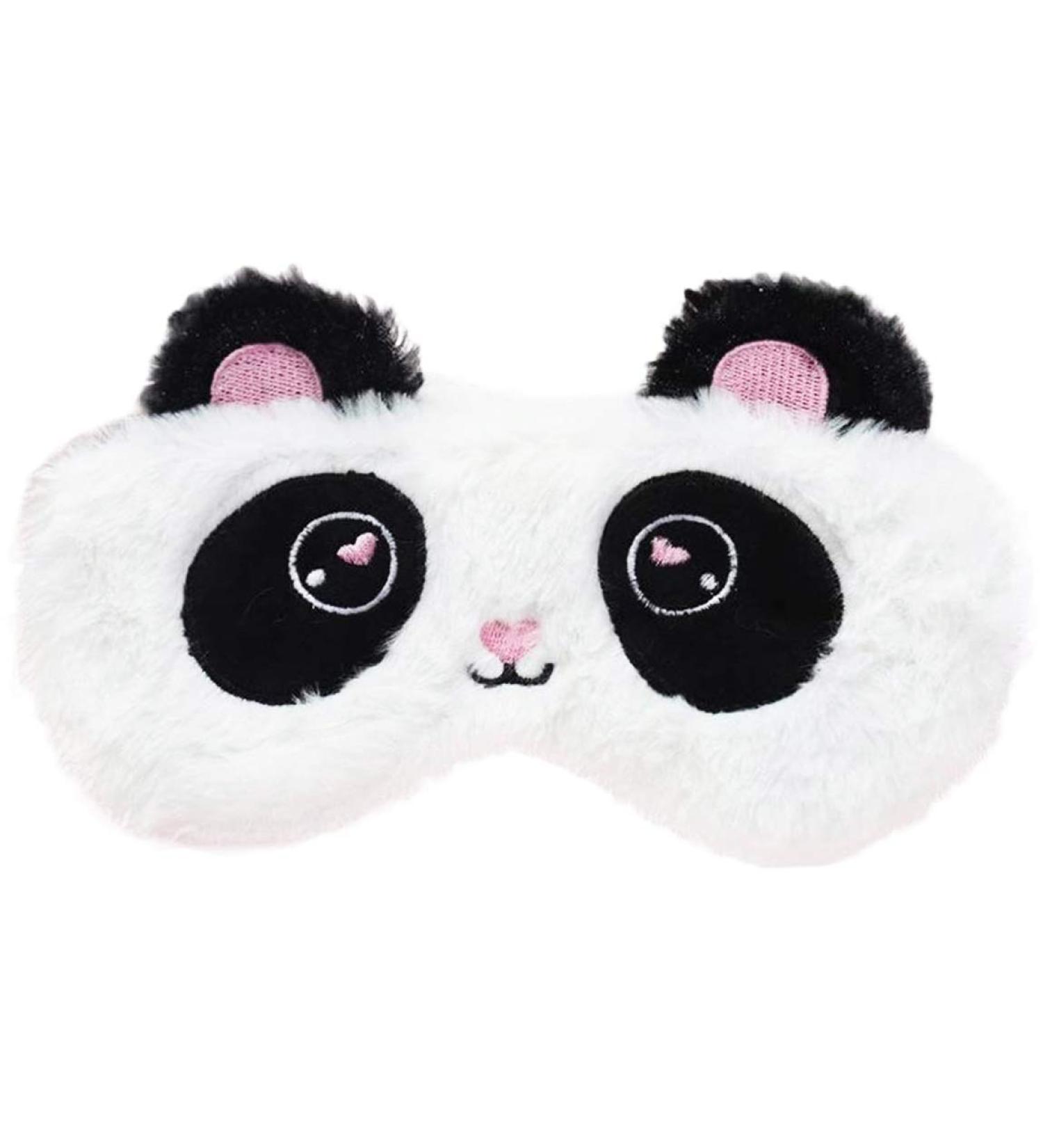 Ulife Mall Cute Panda Sleeping Mask | Soft Fluffy Plush Blindfold for Funny Novelty Sleep | Eye Cover Eyeshade for Girls Boys Women Men Kids | Perfect for Night Nap, Travel & Meditation - Buy Online on GoSupps.com