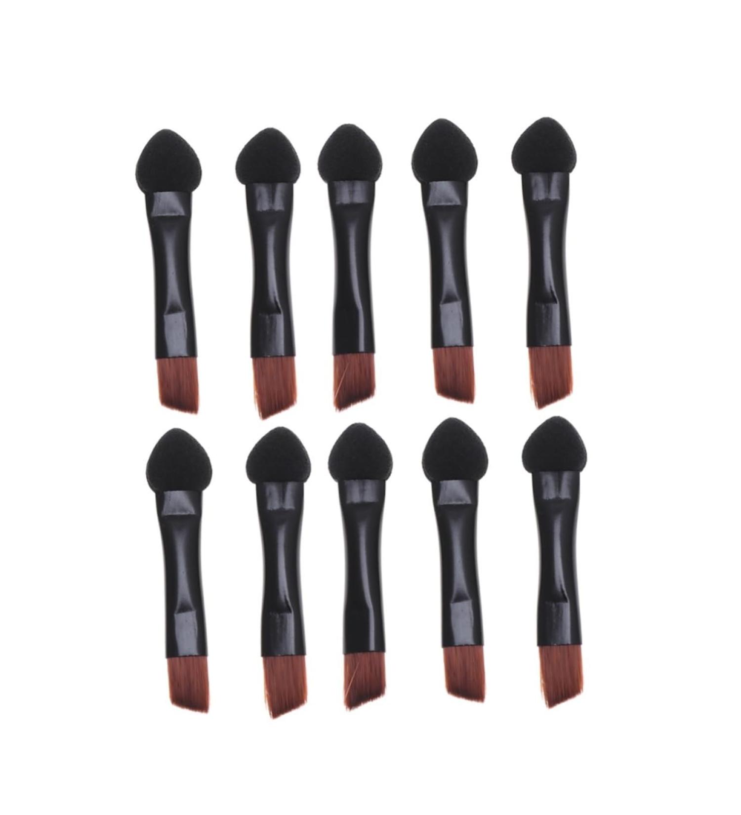 Housoutil 20pcs Sponge Dual Sided Eyeshadow Brush Eye Shadow Applicator Makeup Brush Miss Cosmetic Makeup Set - Buy Online on GoSupps.com