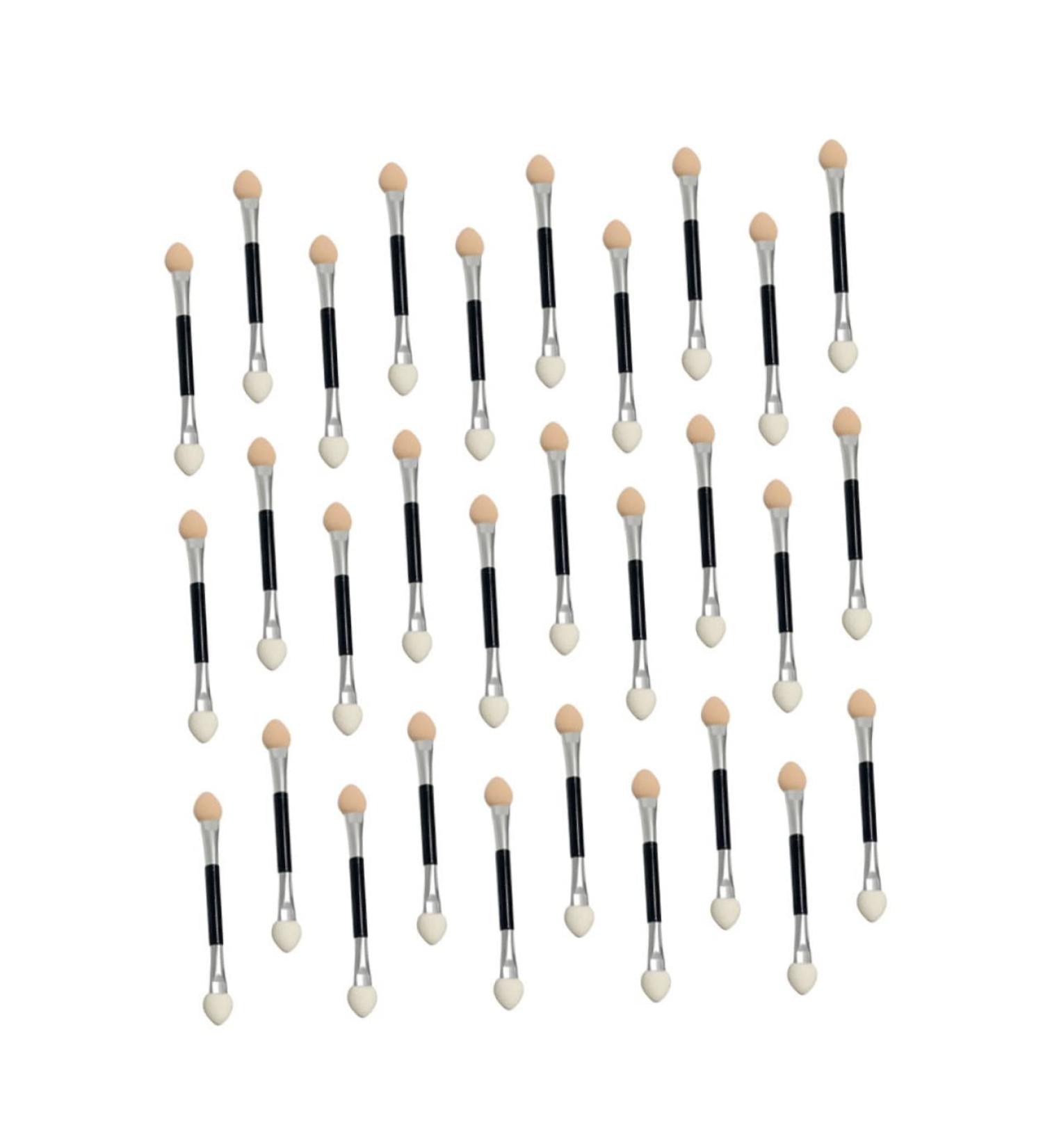 Beavorty Makeup Tools 50pcs Ladies Suits Dual Sides Eyeshadow Brush Women Eyeshadow Brush Cosmetic Brush Double Sided Miss 7.5X0.5cm As Shown - Buy Online on GoSupps.com