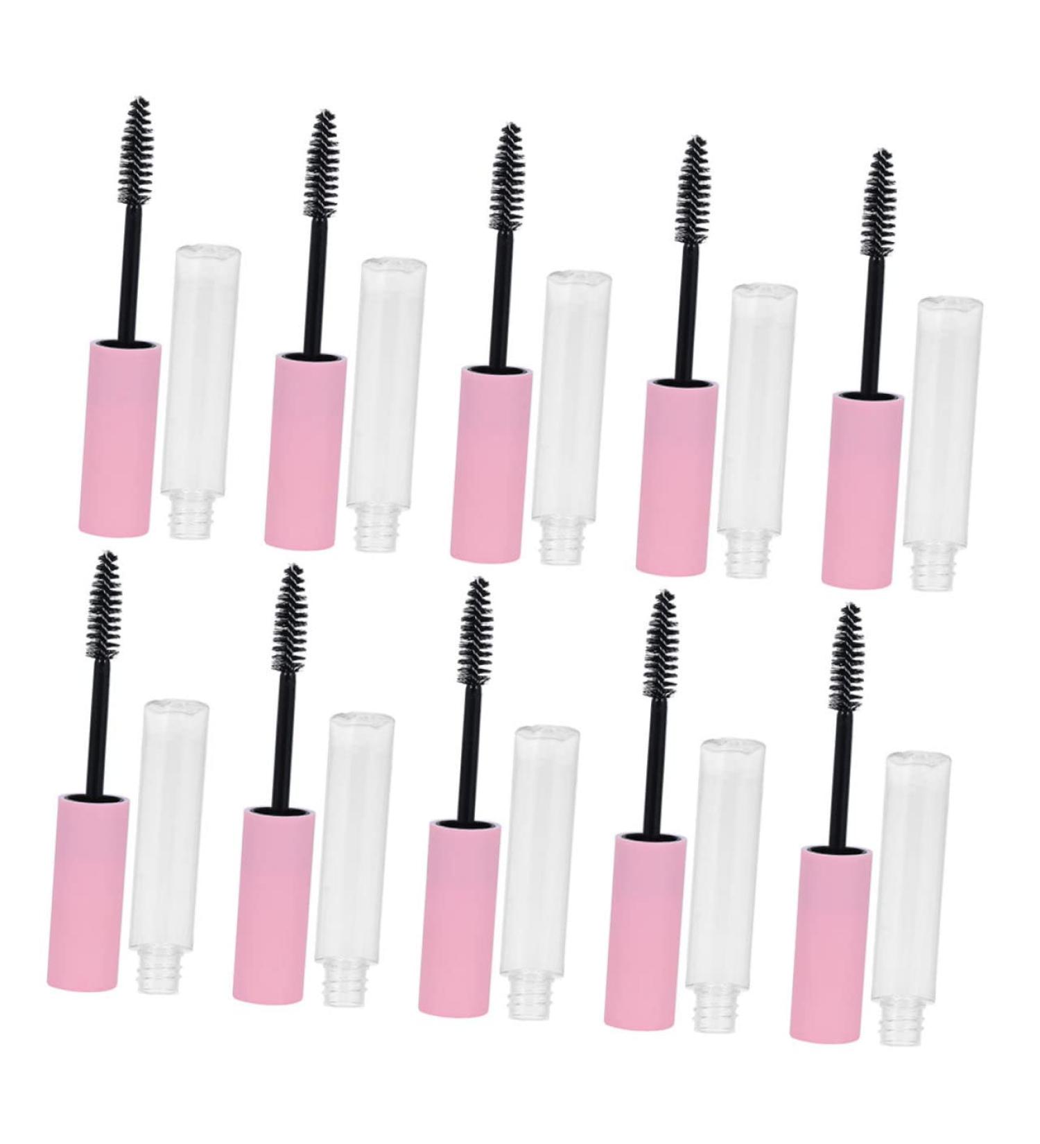 TOVINANNA 15pcs Mascara Empty Tube Empty Mascara Tube Cosmetic Containers False Lash Mascara Pink Plastic - Buy Online on GoSupps.com