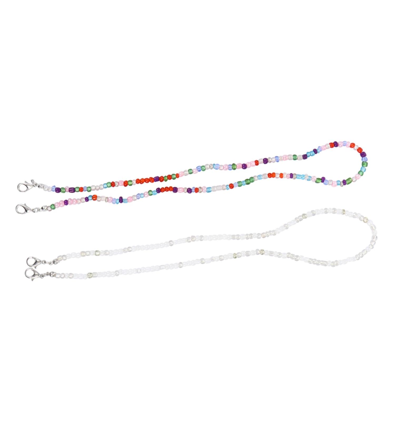 Buy Minkissy 2-Pack Glasses Mask Chain - Multifunctional Lanyard with Pearl Design for Mask & Glasses - International Shipping Available - Buy Online on GoSupps.com