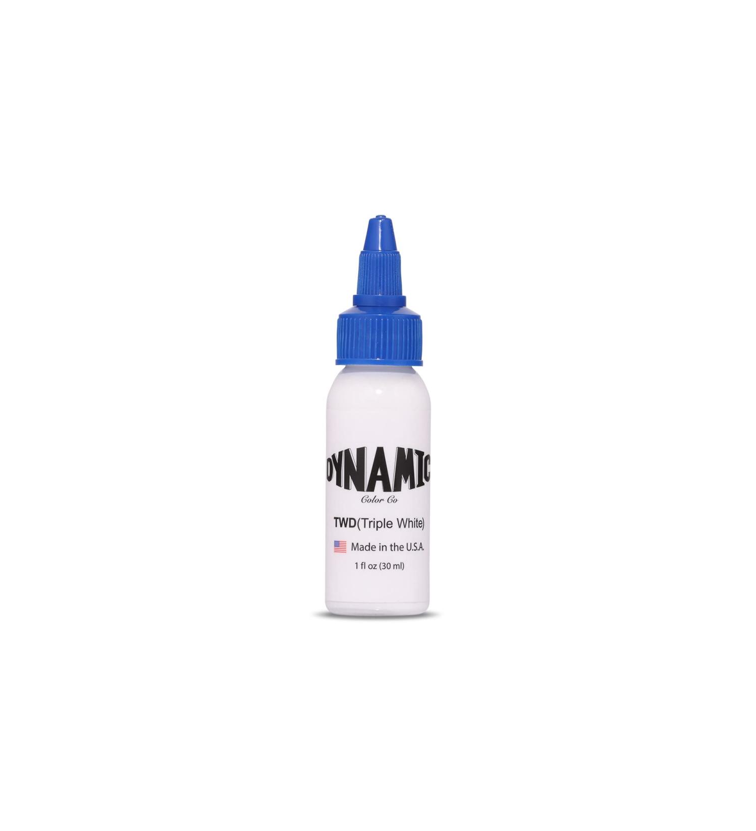 DYNAMIC Triple White Ink Bottle 1oz - Professional Grade - Buy Online on GoSupps.com