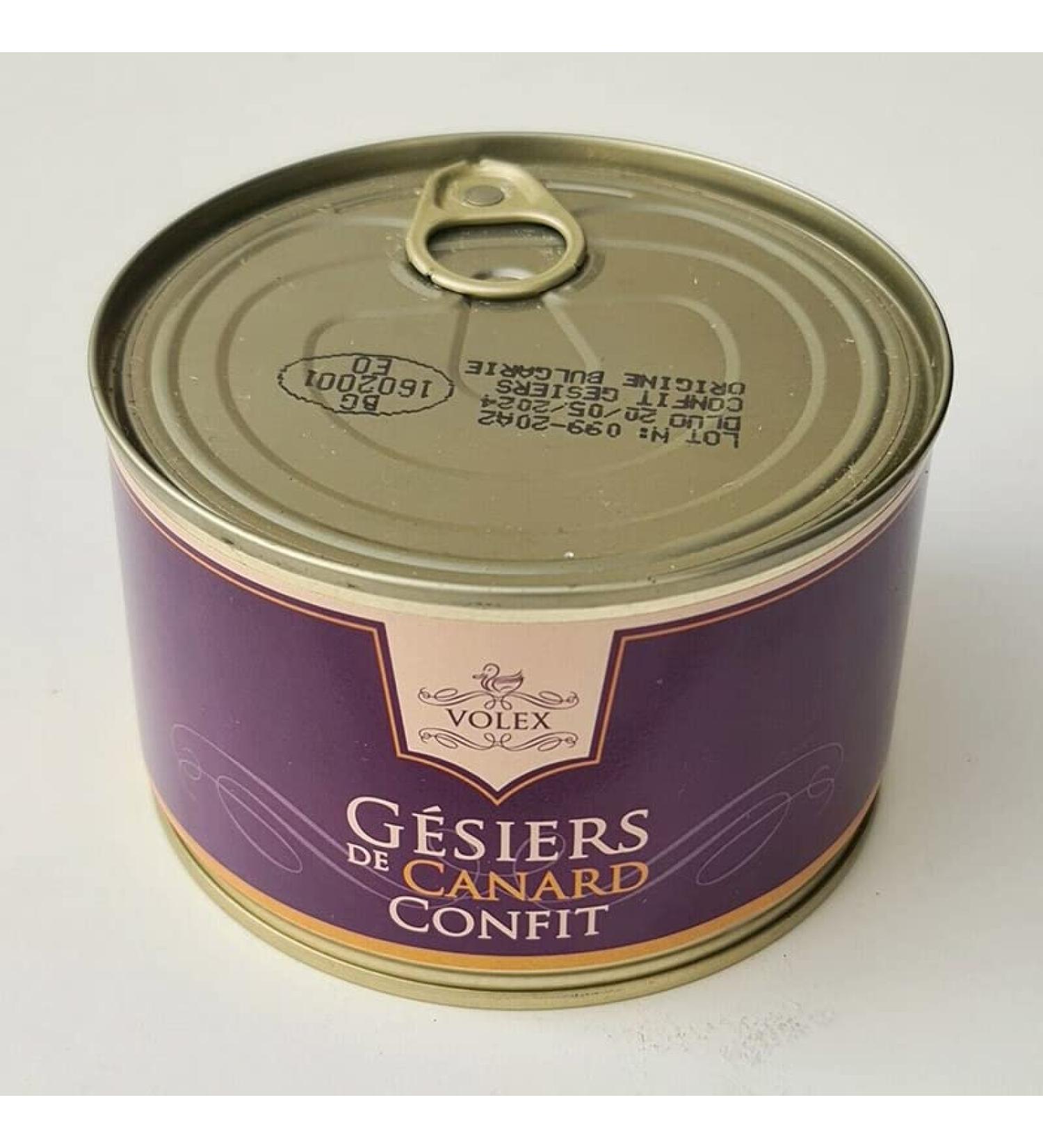 "Tender and Flavorful Duck Confit Gizzards - 385g Authentic French Delicacy" - Buy Online on GoSupps.com