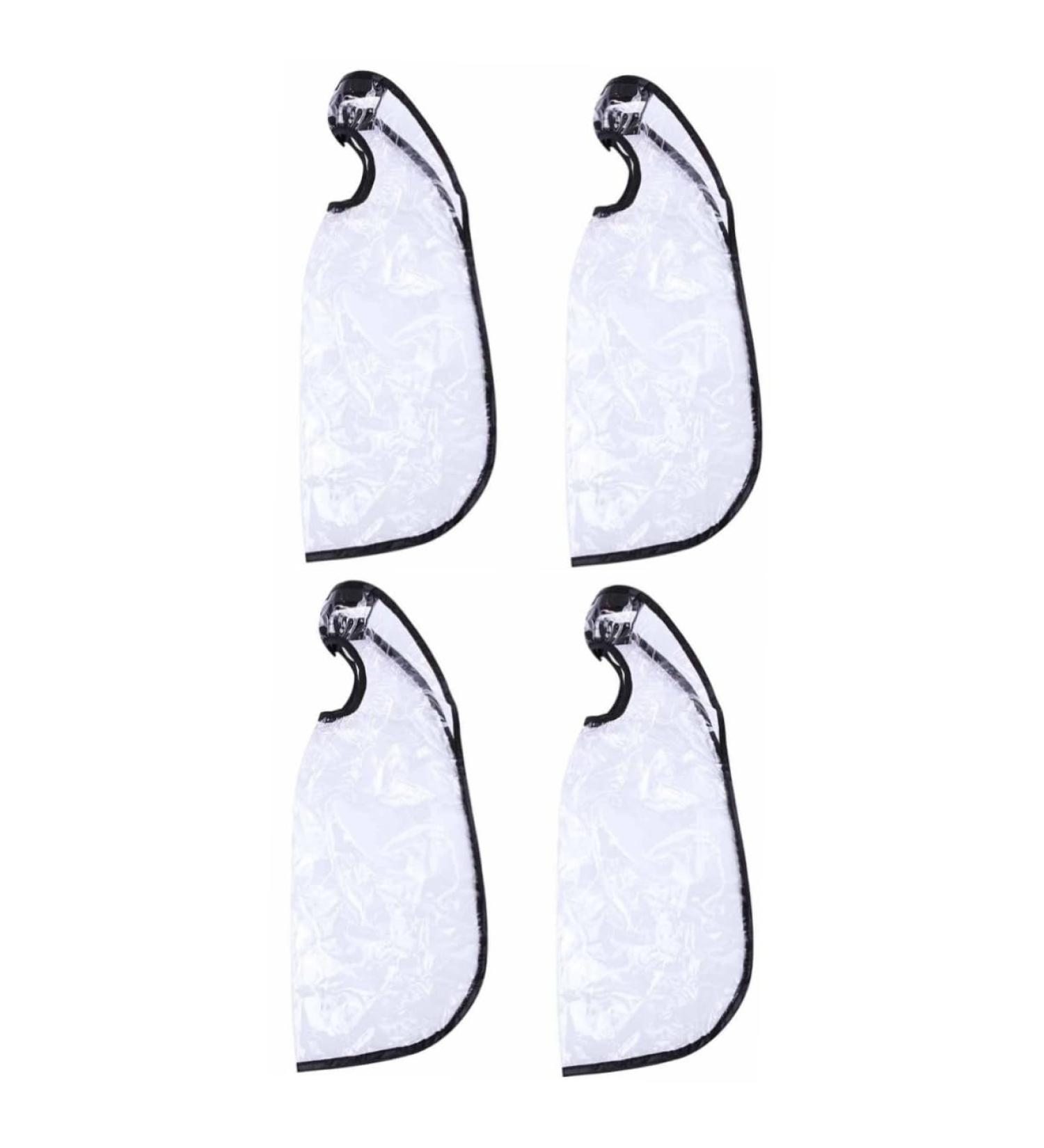 Healvian 4 Pcs Elderly Shampoo Bib Hair Funnel for Washing Hair Adjustable Hair Funnel Plastic Pp White 57x25x1cmx2pcs Whitex2pcs - Buy Online on GoSupps.com