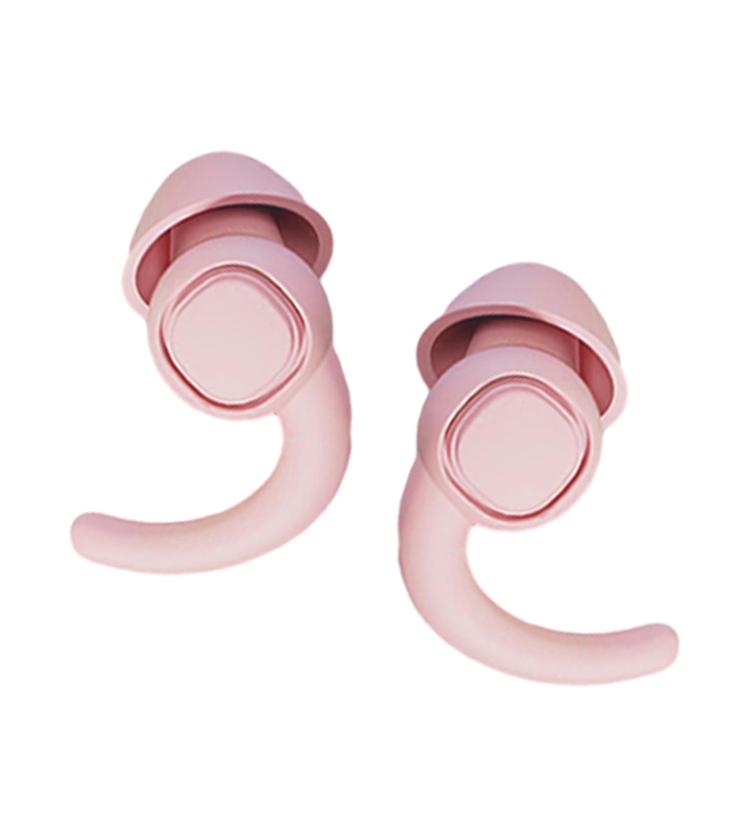 Earplugs for Snoring Blocking | Reusable Ear Plugs for Sleeping - Portable Calm Ear Plugs for Travel Sleep Noise Sensitivity Meditation Lvtfco Light Pink - Buy Online on GoSupps.com