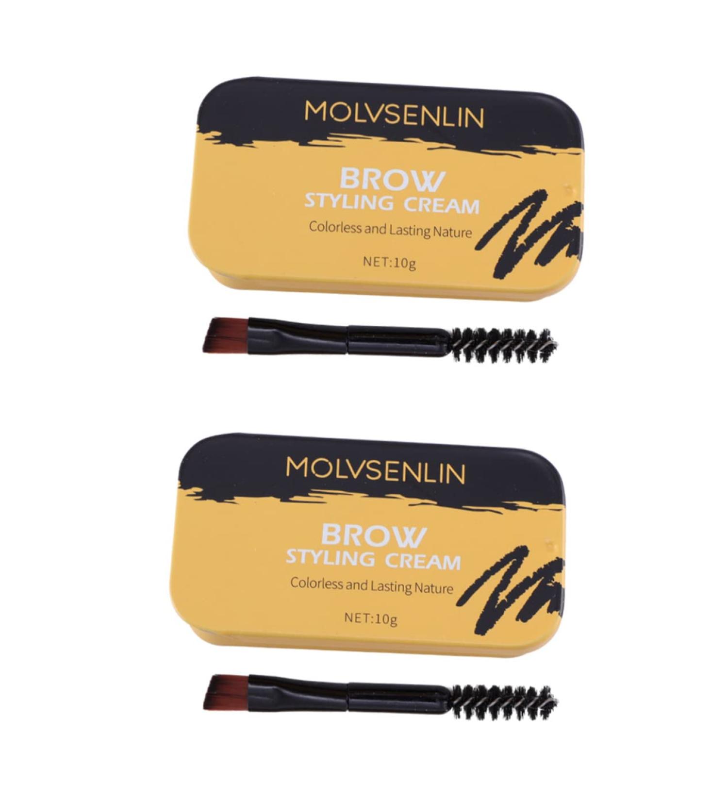 PLAFOPE 2 Pcs Eyebrow Styling Cream Brow Wax Eyebrow Soap Eyebrow Shaping Wax Lip Gloss Kit Wax Stick - Buy Online on GoSupps.com