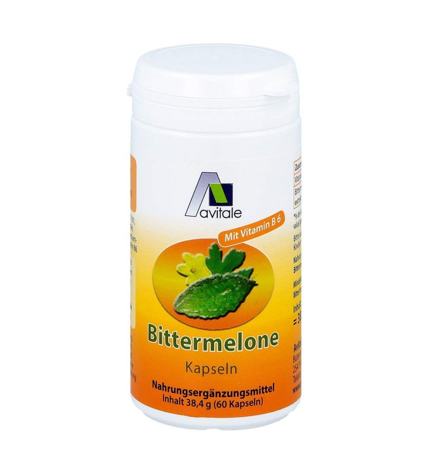 Bitter Melon Capsules 500 mg - Premium Herbal Supplement for Blood Sugar Support | Buy Internationally - Buy Online on GoSupps.com