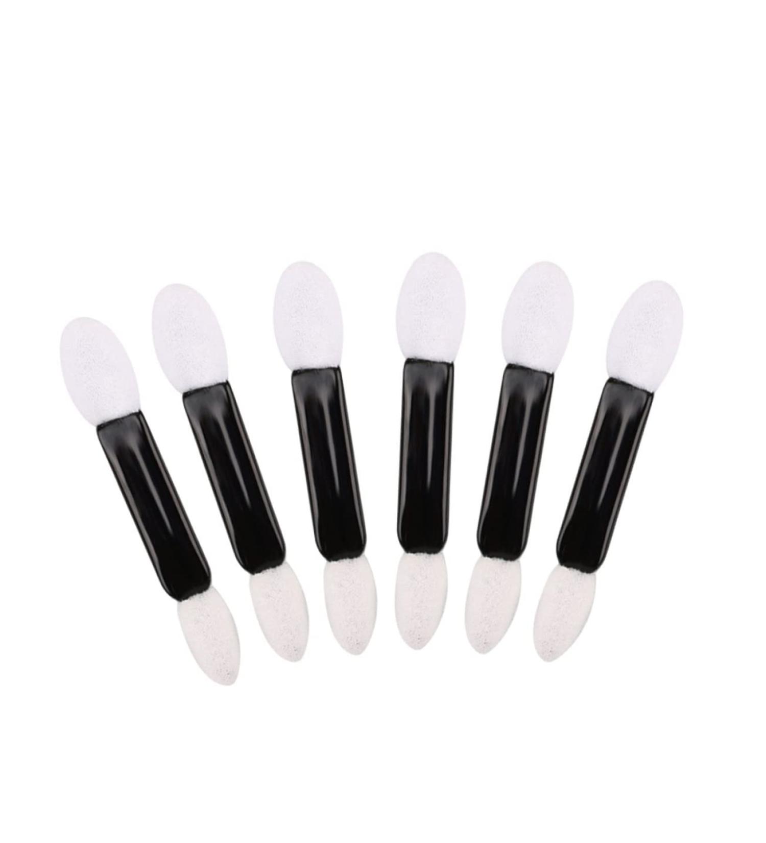 WOONEKY 50pcs Eyeshadow Brush Kit Eyeshadow Brush Applicator Make up Sponges for Face Beauty Sponge White - Buy Online on GoSupps.com