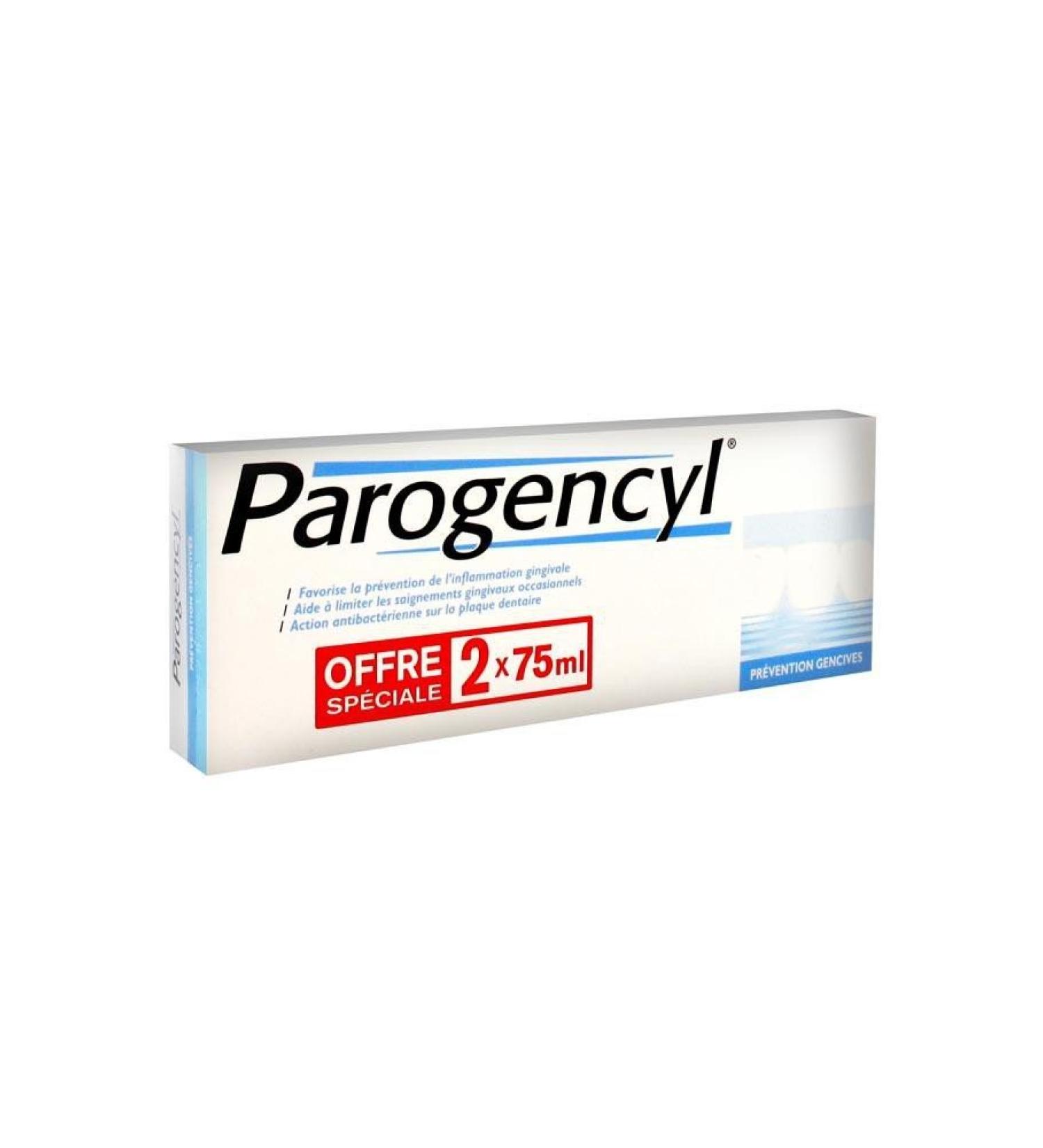 Parogencyl Gum Prevention Pack of 2 x 75 ml