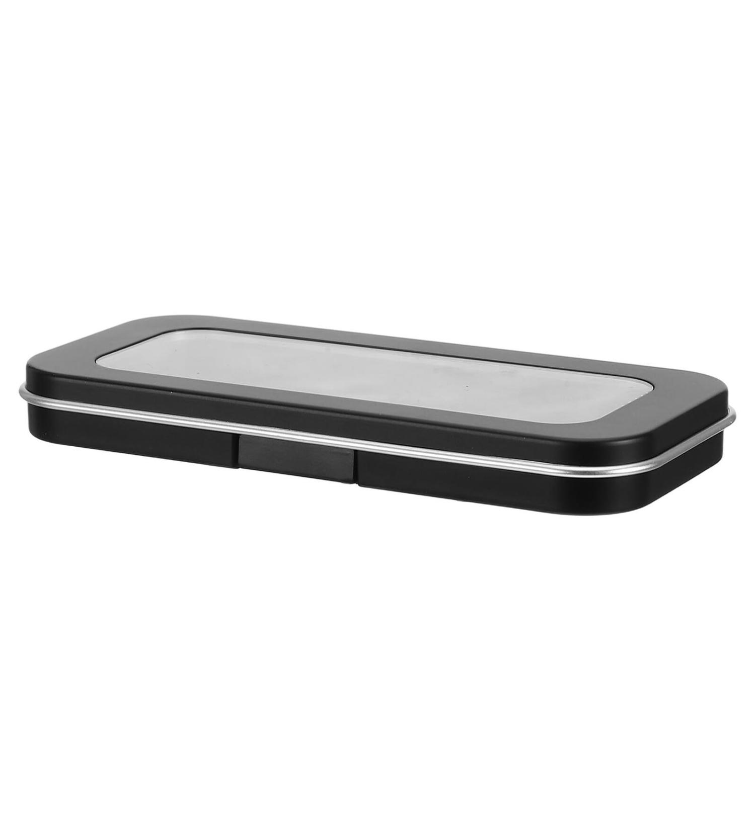 Hohopeti Palette de Maquillage Vide M Portable Couvercle Transparent Finition Noire Mate pour Fards Paupi res Blush et Rouge L vres Trousse Pratique et L g re Emporter - Buy Online on GoSupps.com